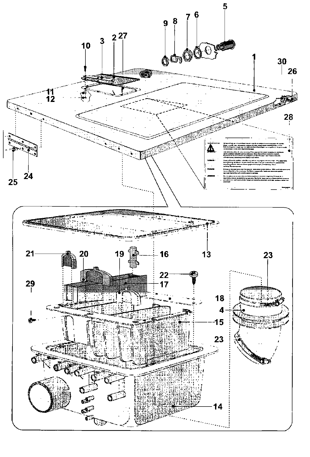 03 - TOP COVER/SOAP HOPPER