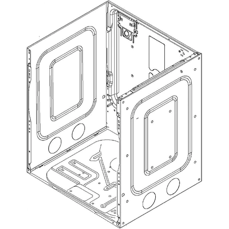 W10824896 Whirlpool Rear Panel