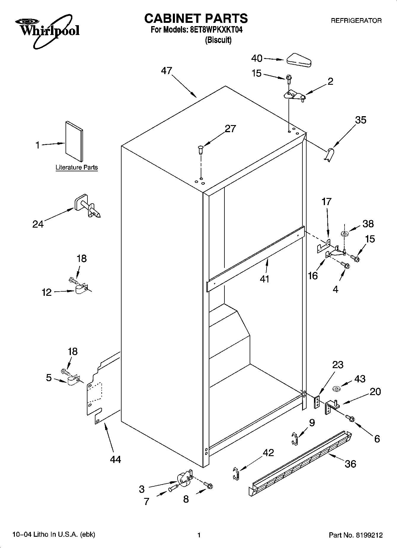 01 - CABINET PARTS