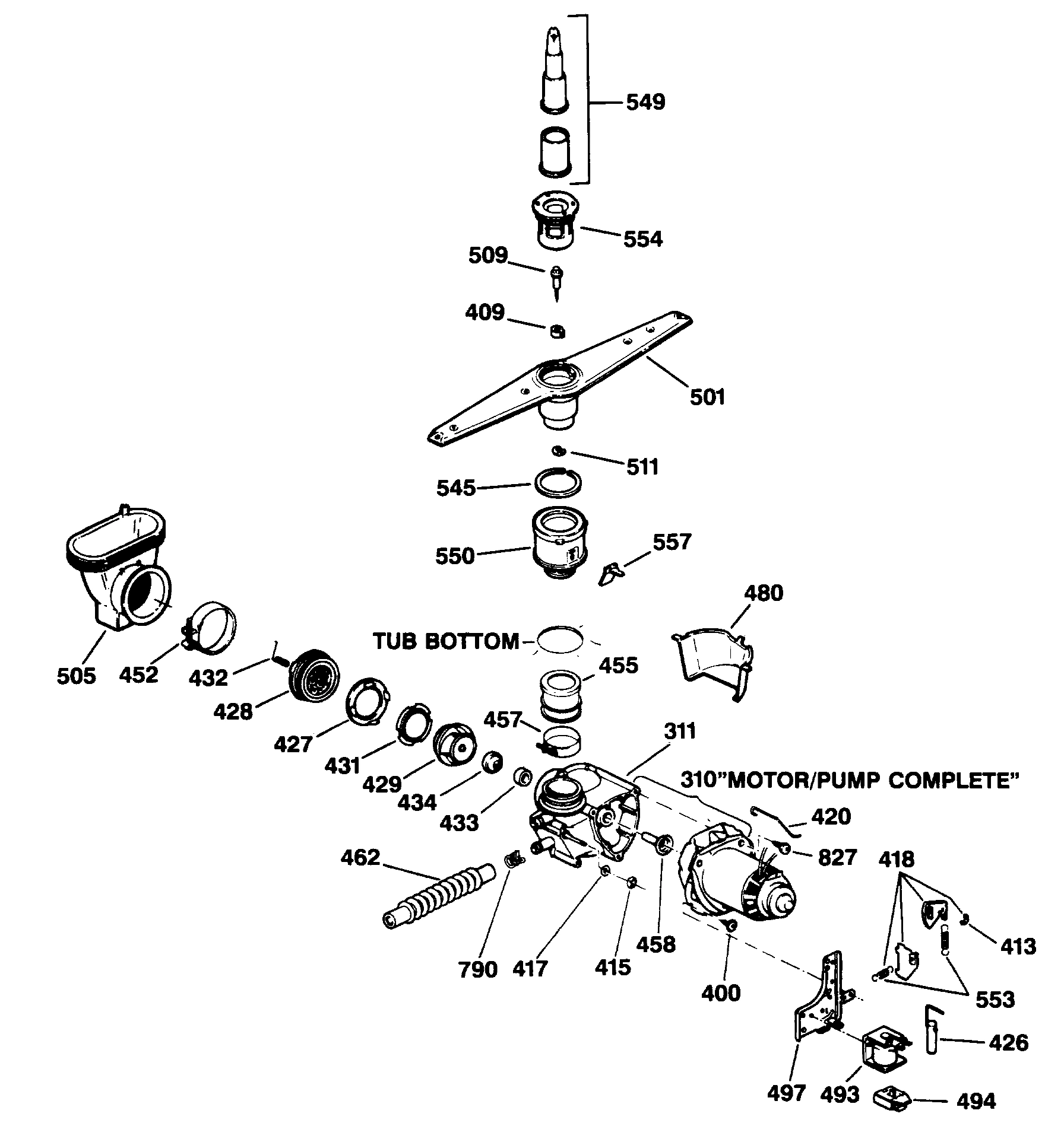 MOTOR-PUMP MECHANISM
