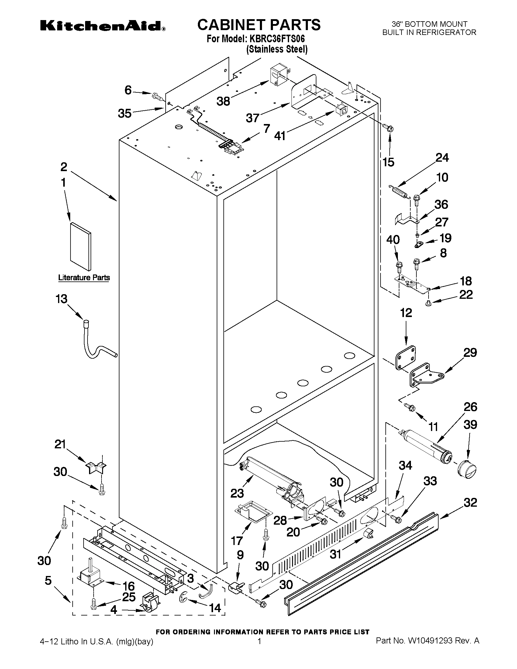 01 - CABINET PARTS