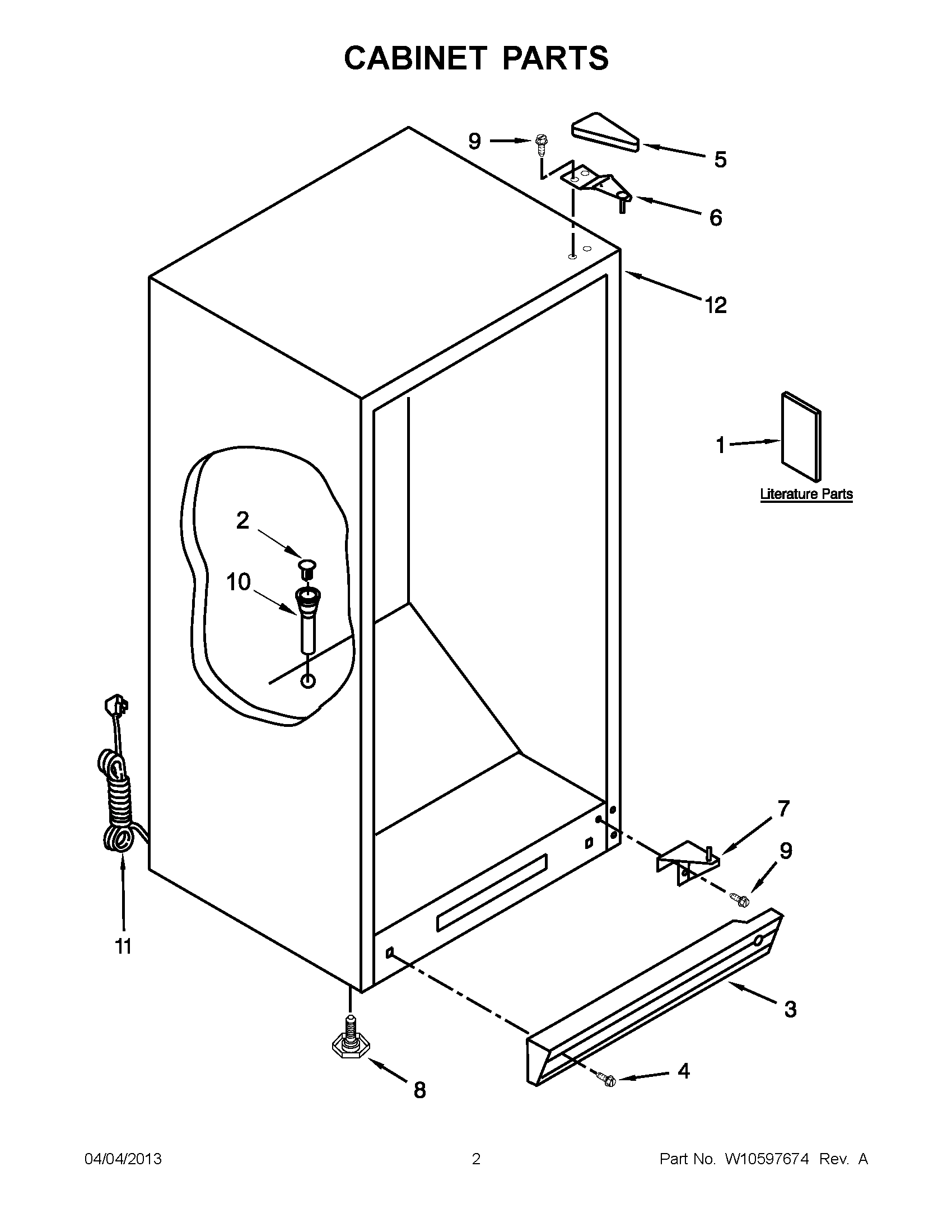 01 - CABINET PARTS