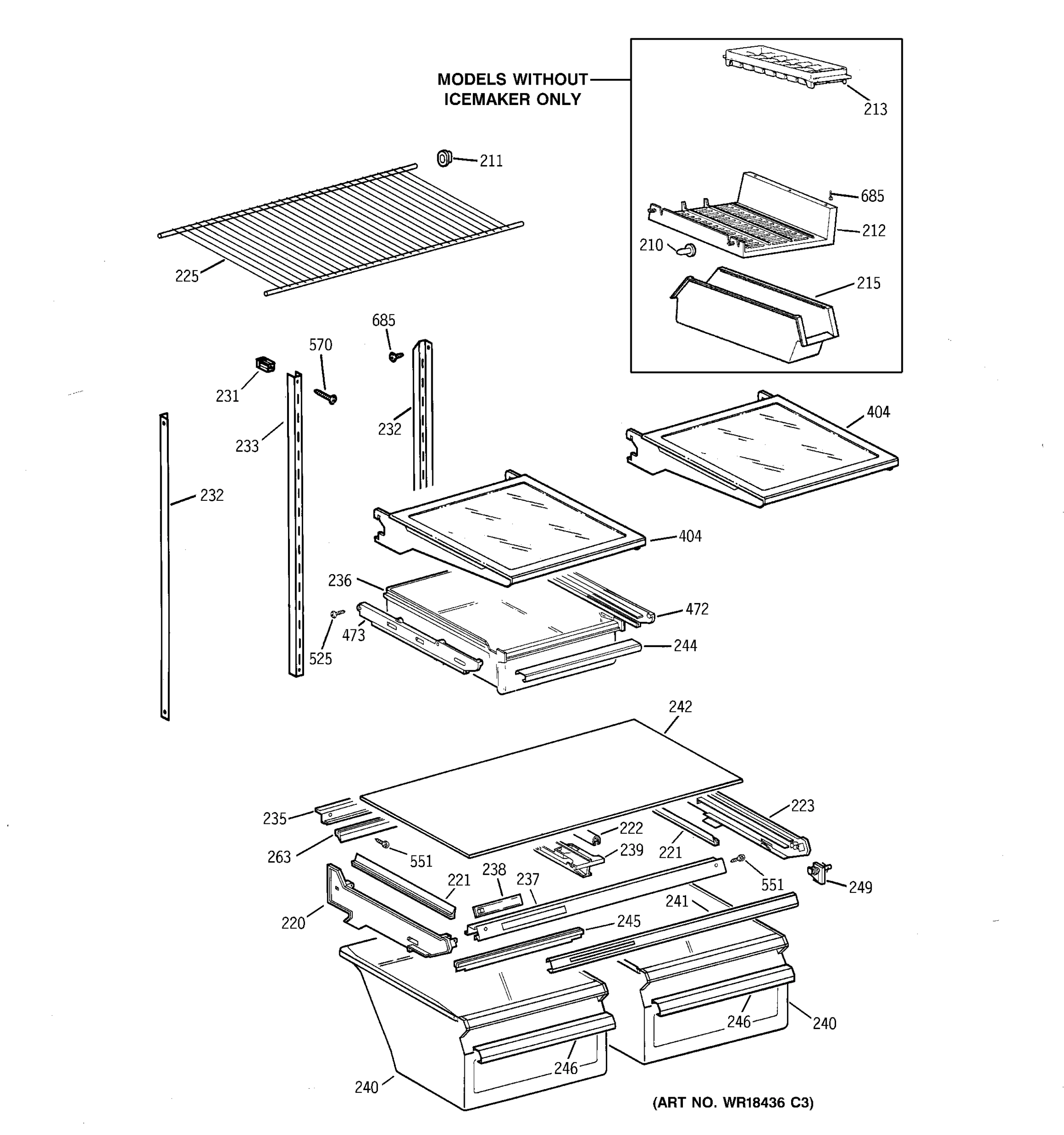 SHELF PARTS