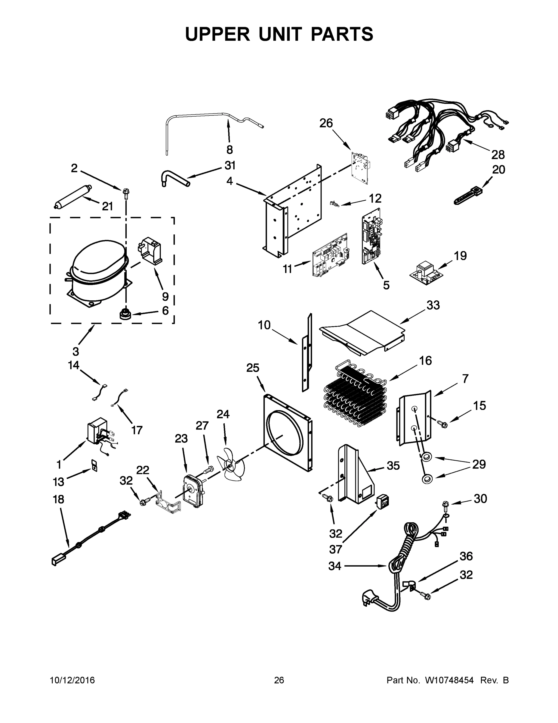 14 - UPPER UNIT PARTS