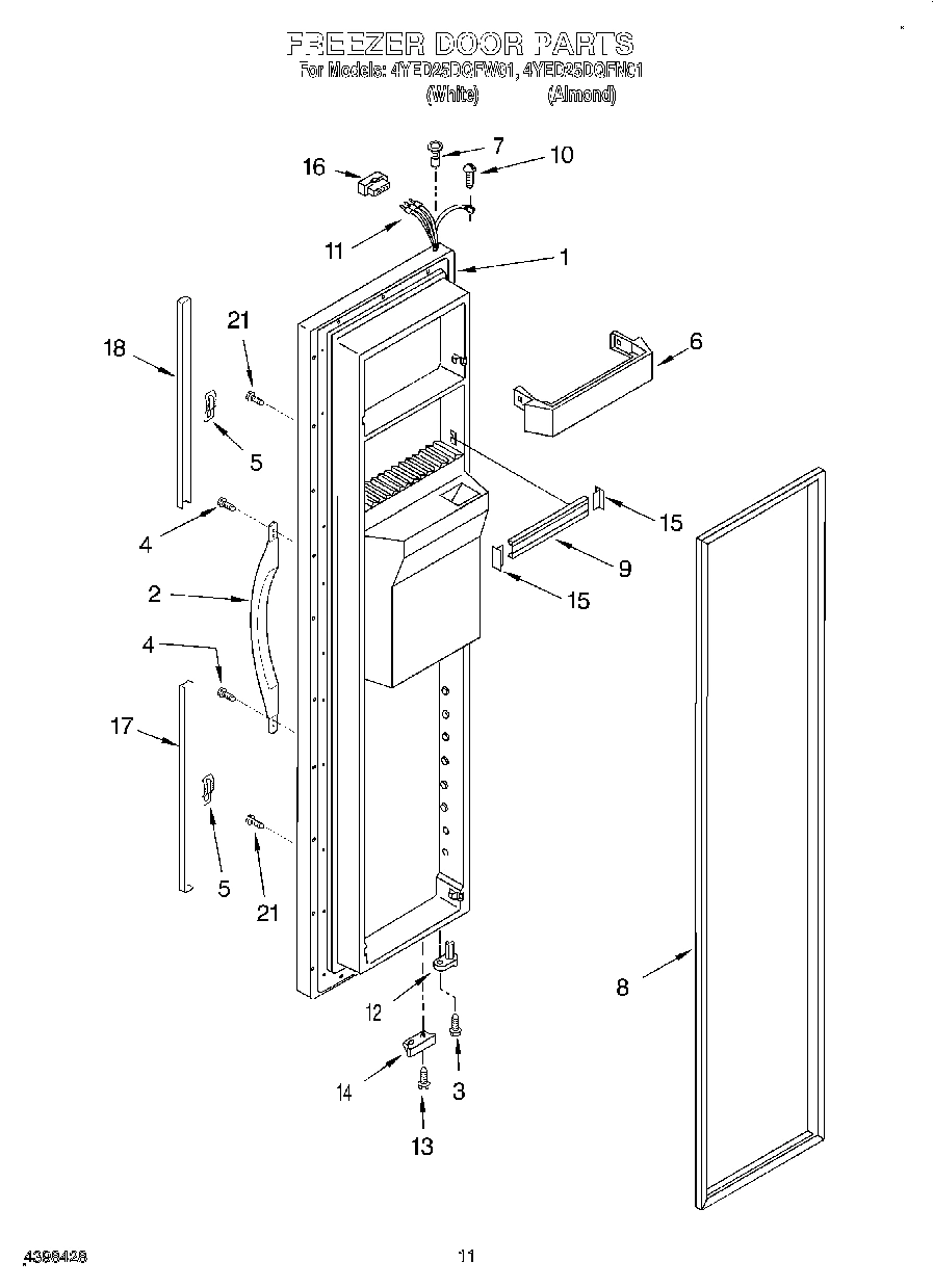07 - FREEZER DOOR