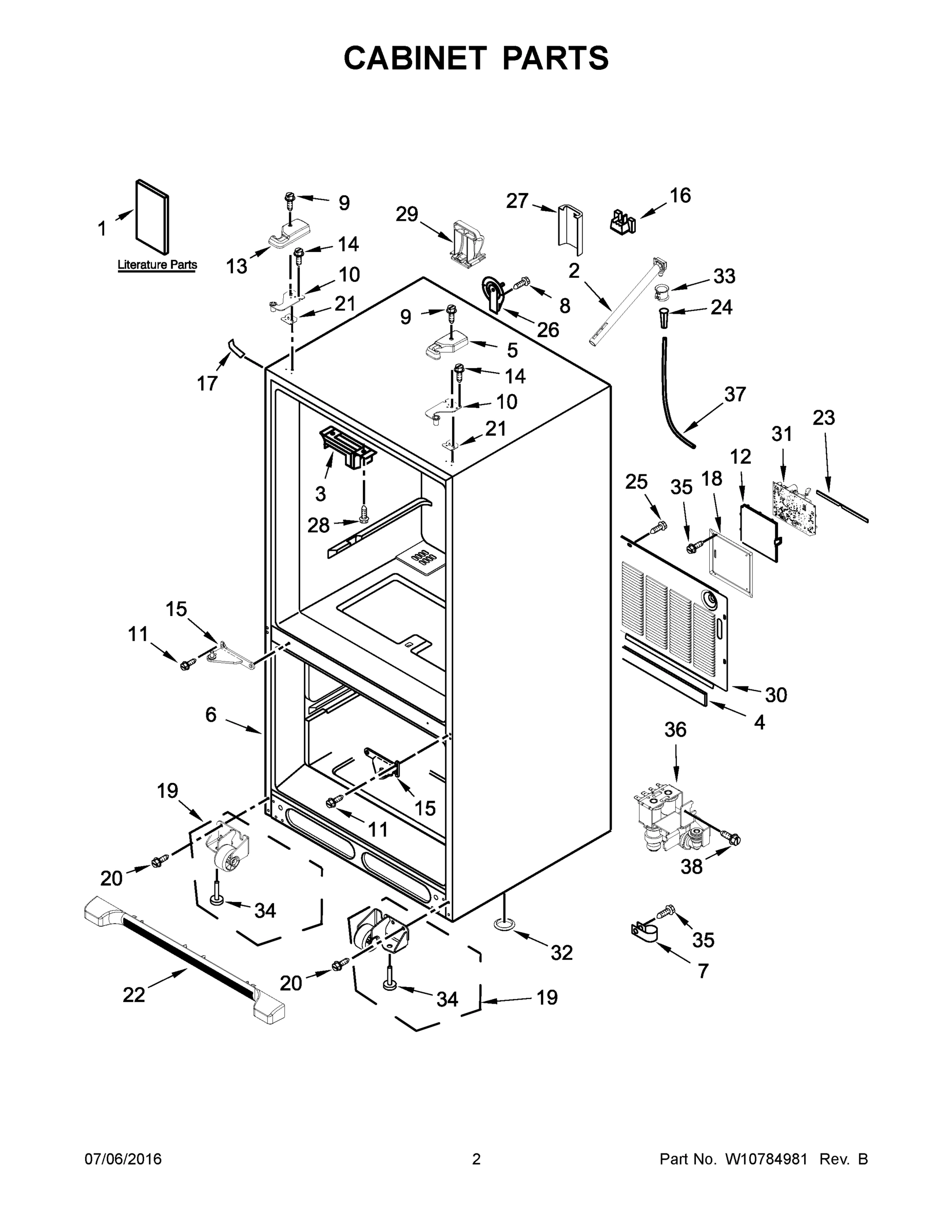 02 - CABINET PARTS