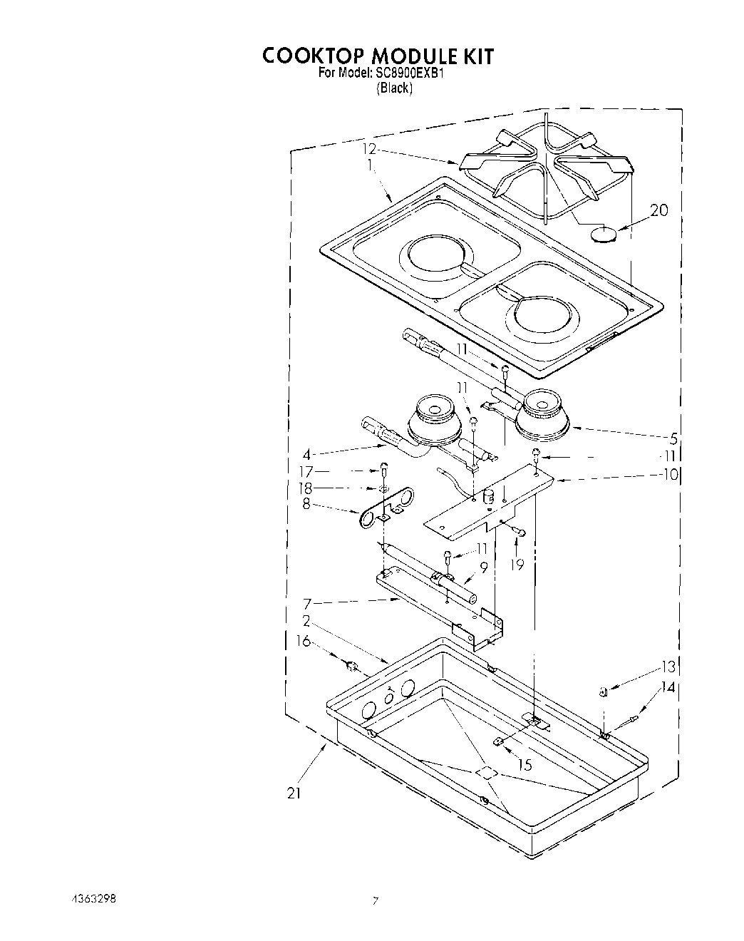 06 - COOKTOP MODULE KIT