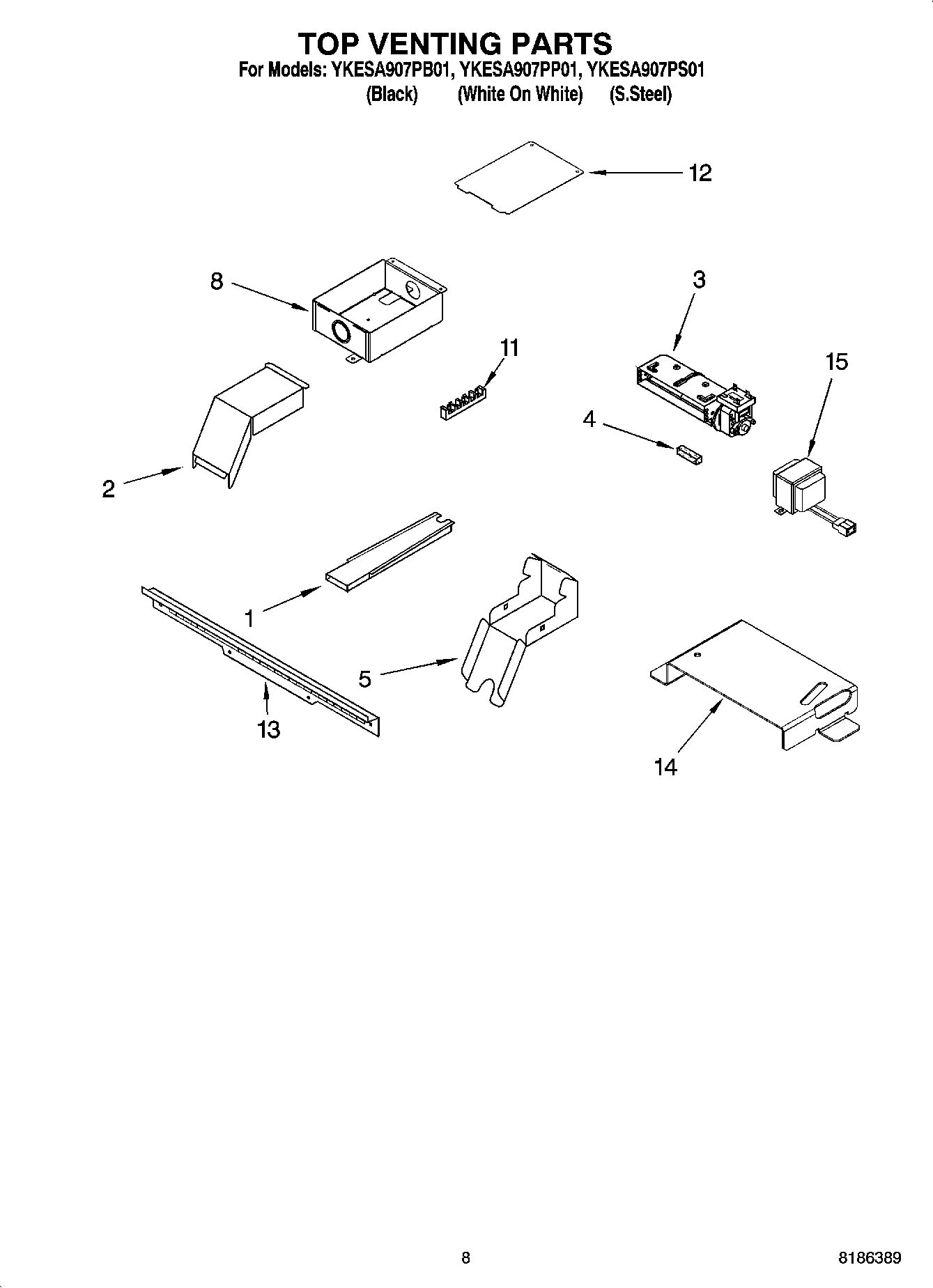 06 - TOP VENTING PARTS, OPTIONAL PARTS