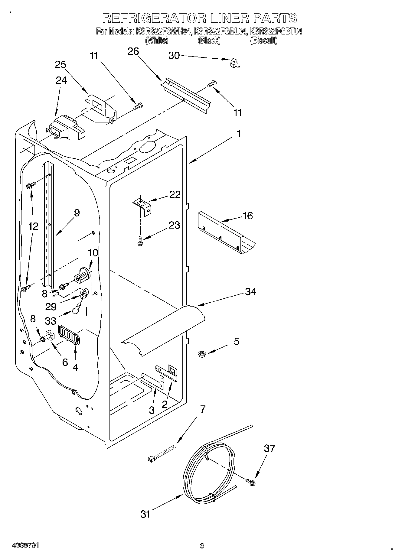 02 - REFRIGERATOR LINER