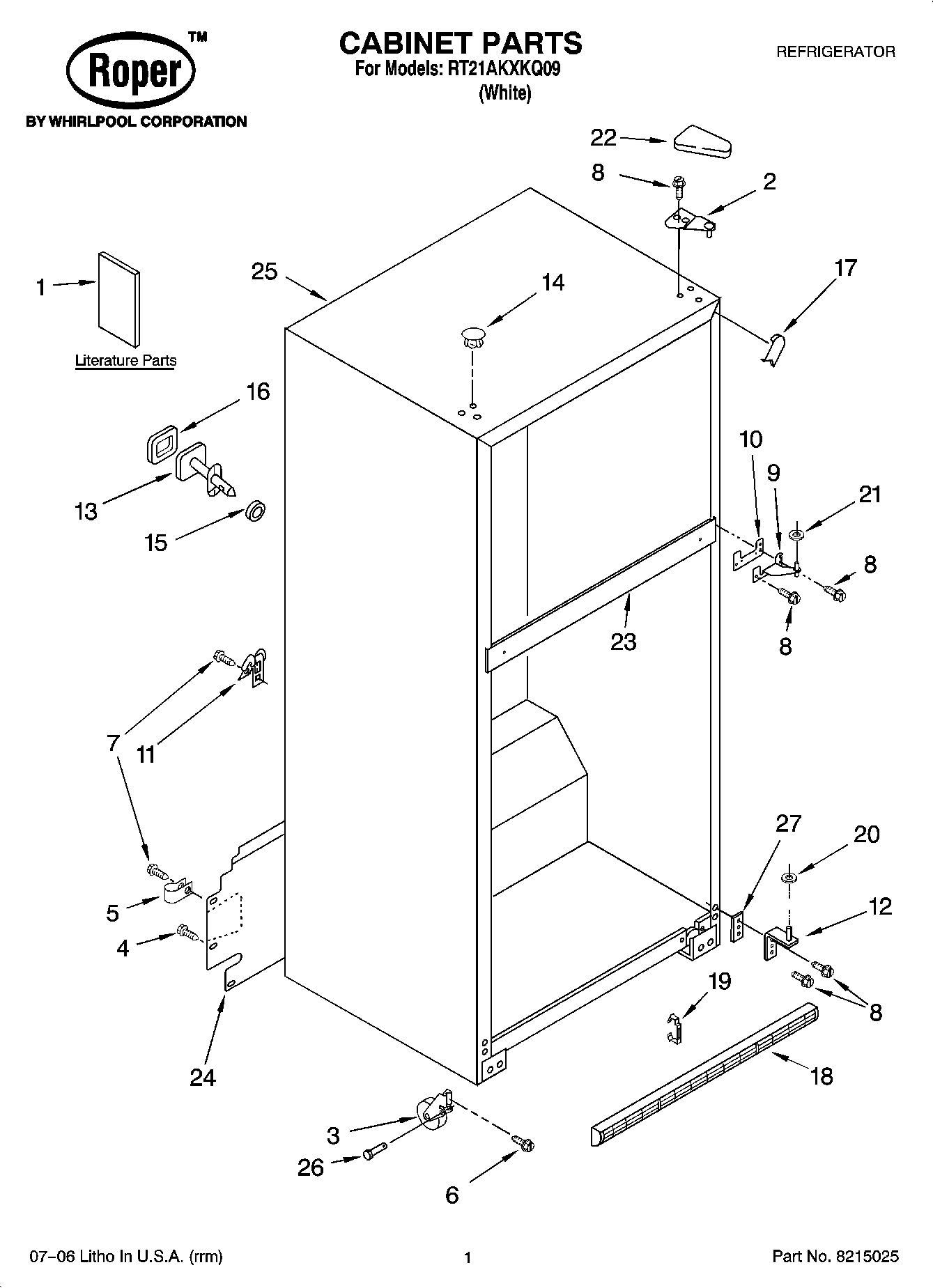01 - CABINET PARTS