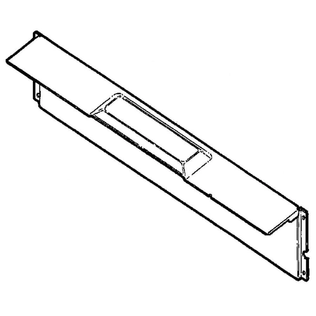 WB34K10001 GE Lower Back Cover