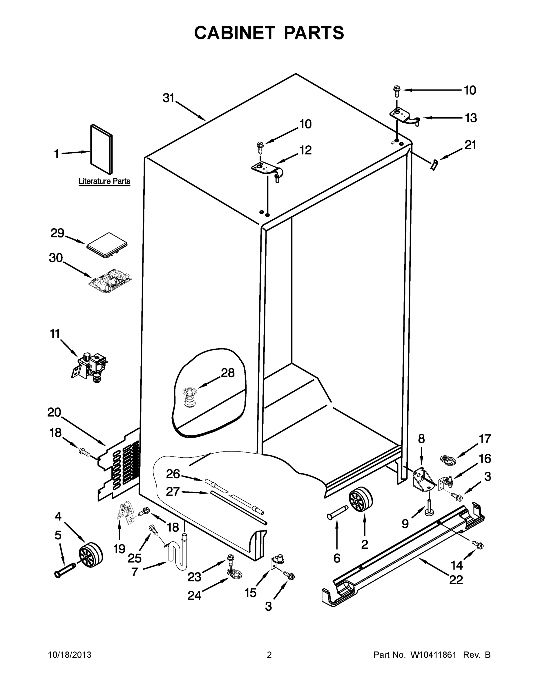 02 - CABINET PARTS