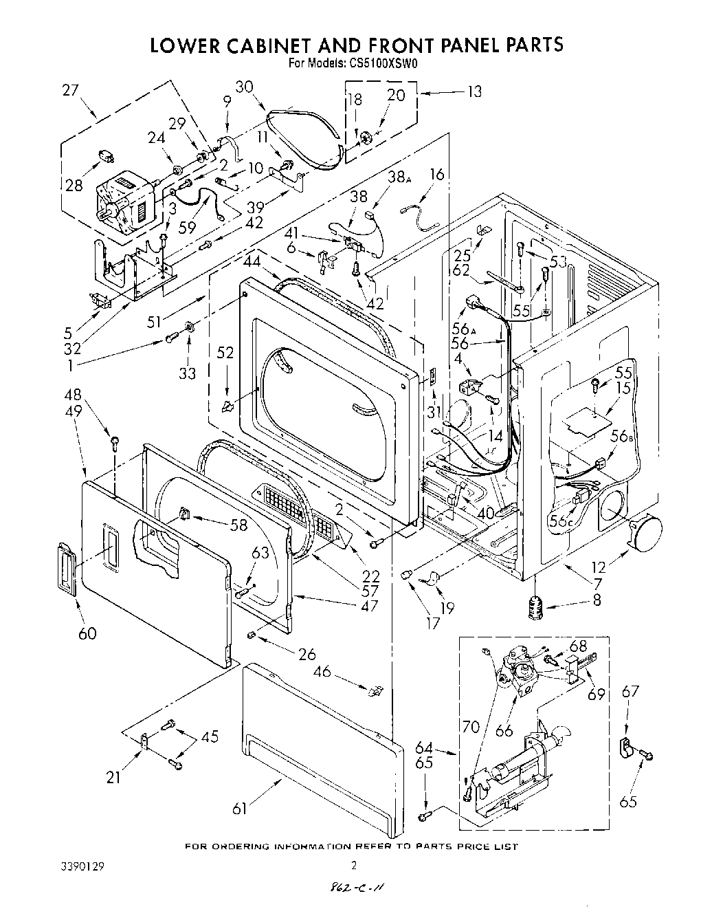 02 - LOWER CABINET AND FRONT PANEL