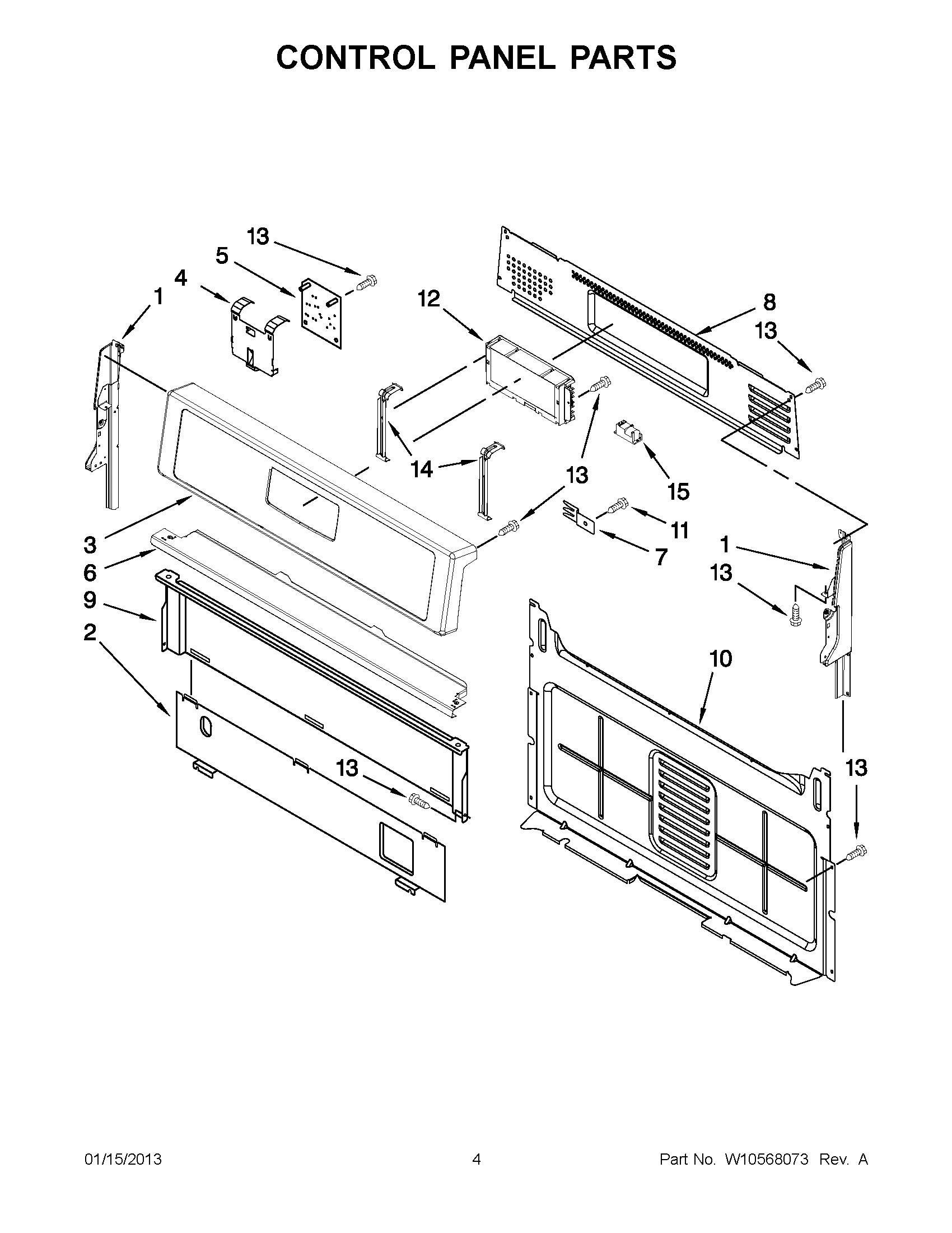02 - CONTROL PANEL PARTS