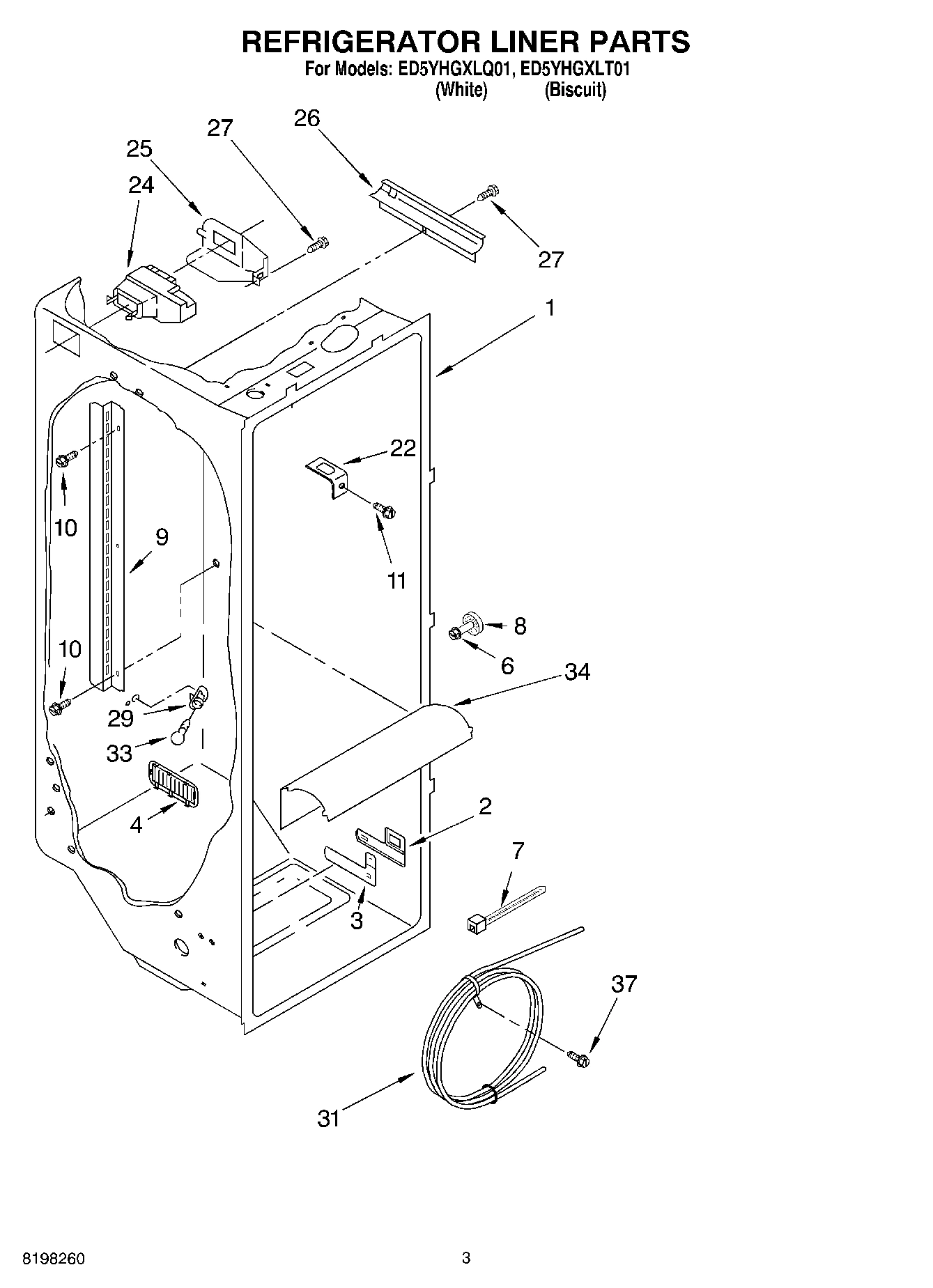 02 - REFRIGERATOR LINER
