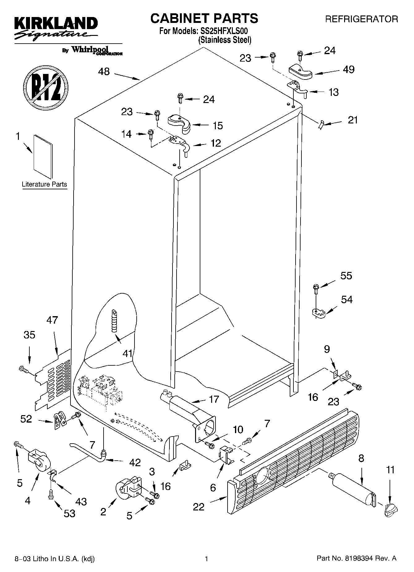 01 - CABINET PARTS