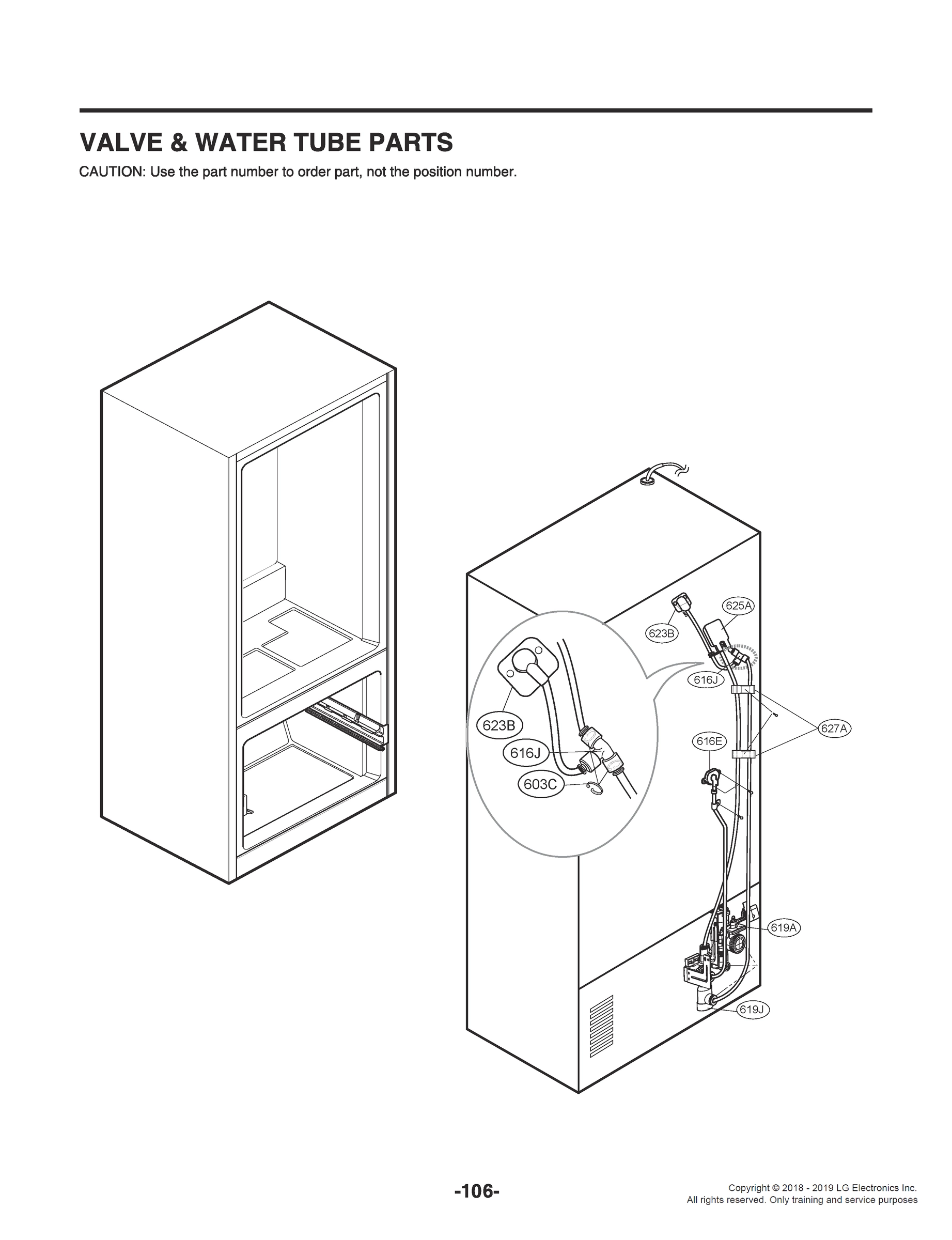 VALVE & WATER TUBE PARTS