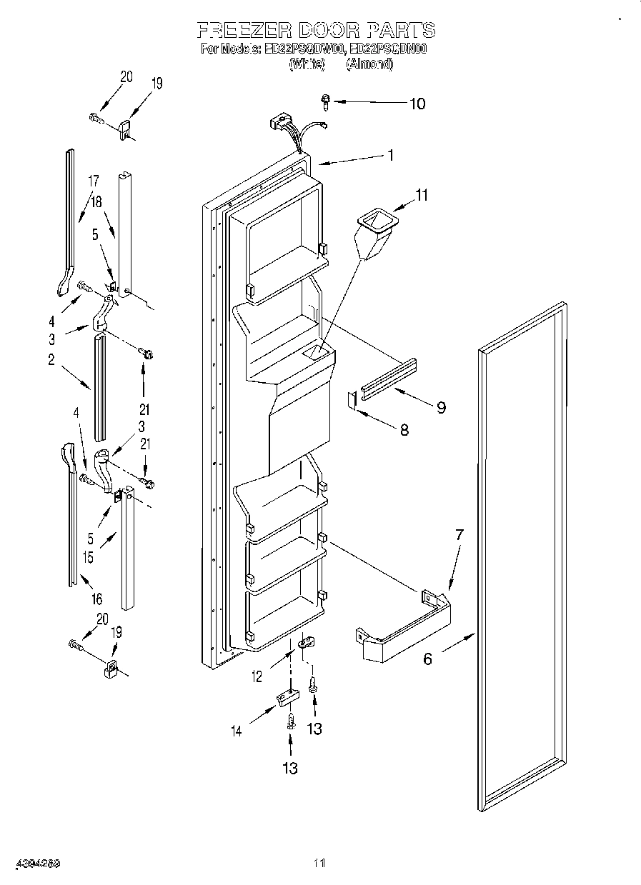 08 - FREEZER DOOR