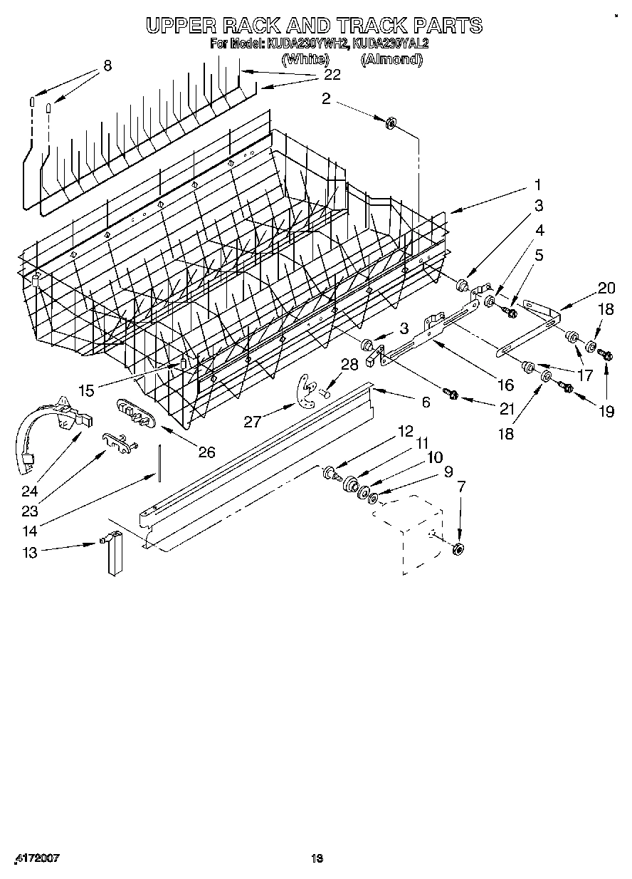 10 - UPPER RACK AND TRACK