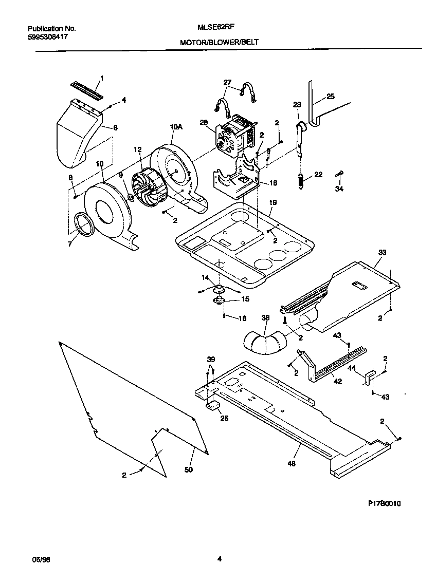 03 - MOTOR/BLOWER/BELT