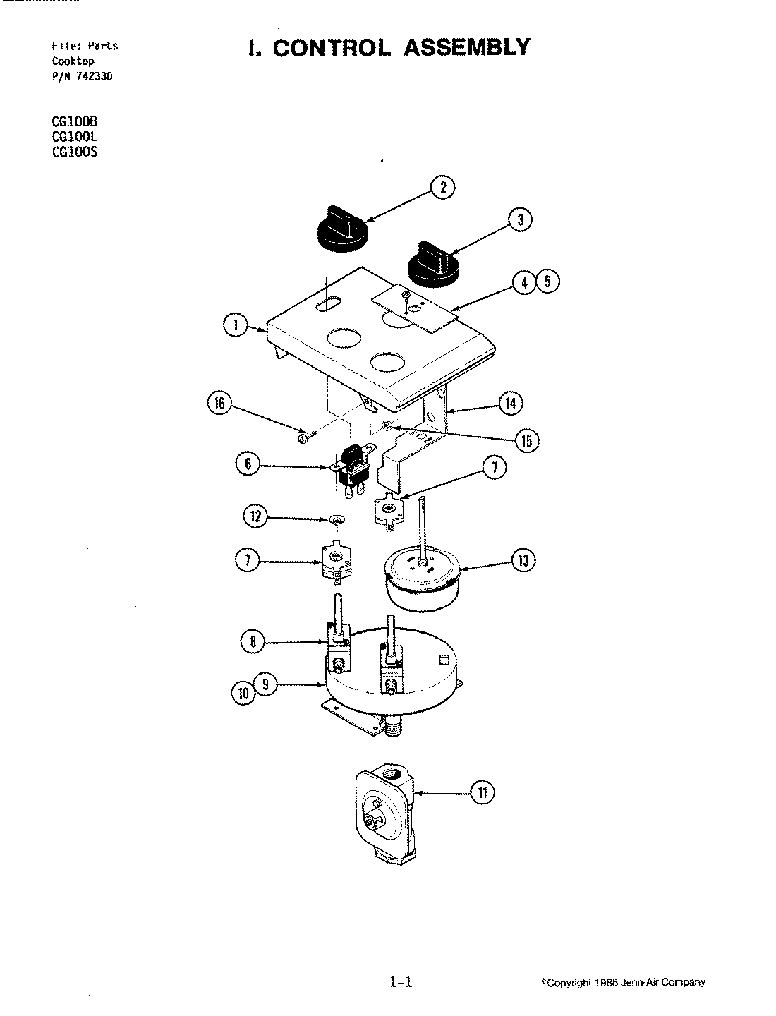 03 - CONTROL ASSEMBLY