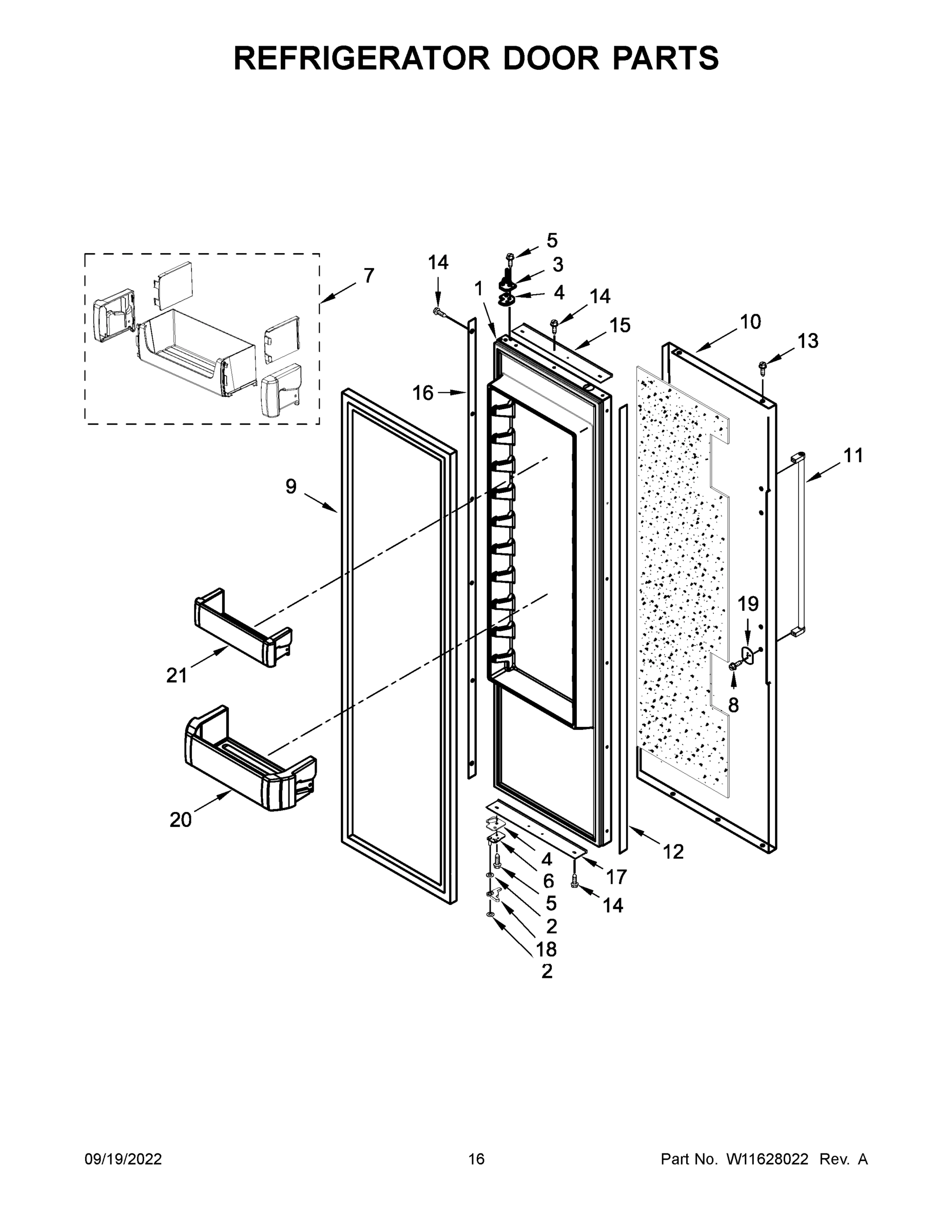 09 - REFRIGERATOR DOOR PARTS