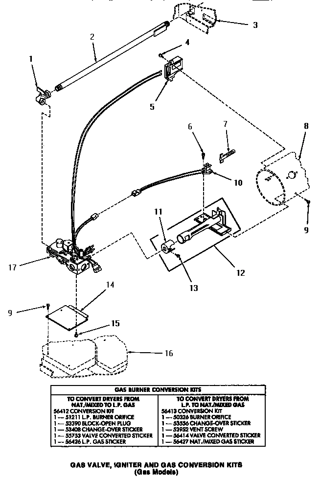 09 - GAS VALVE, IGNITER & GAS CONVERSION KITS