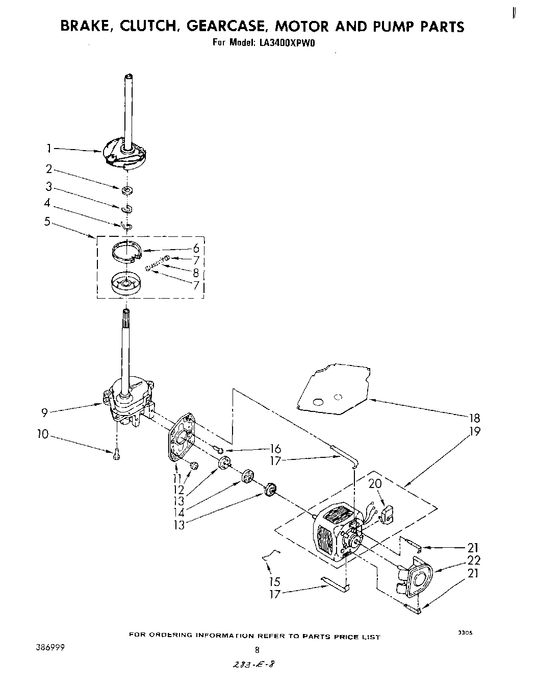 06 - BRAKE, CLUTCH, GEARCASE, MOTOR AND PUMP