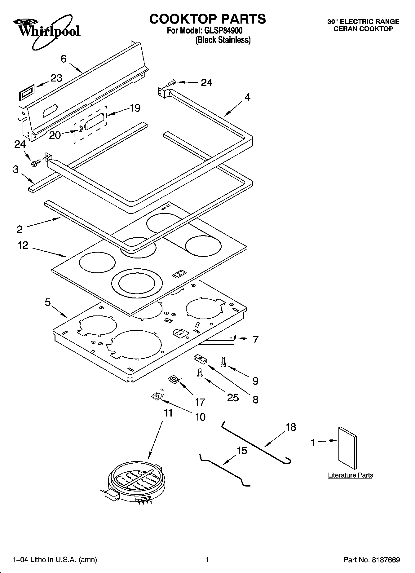 01 - COOKTOP PARTS