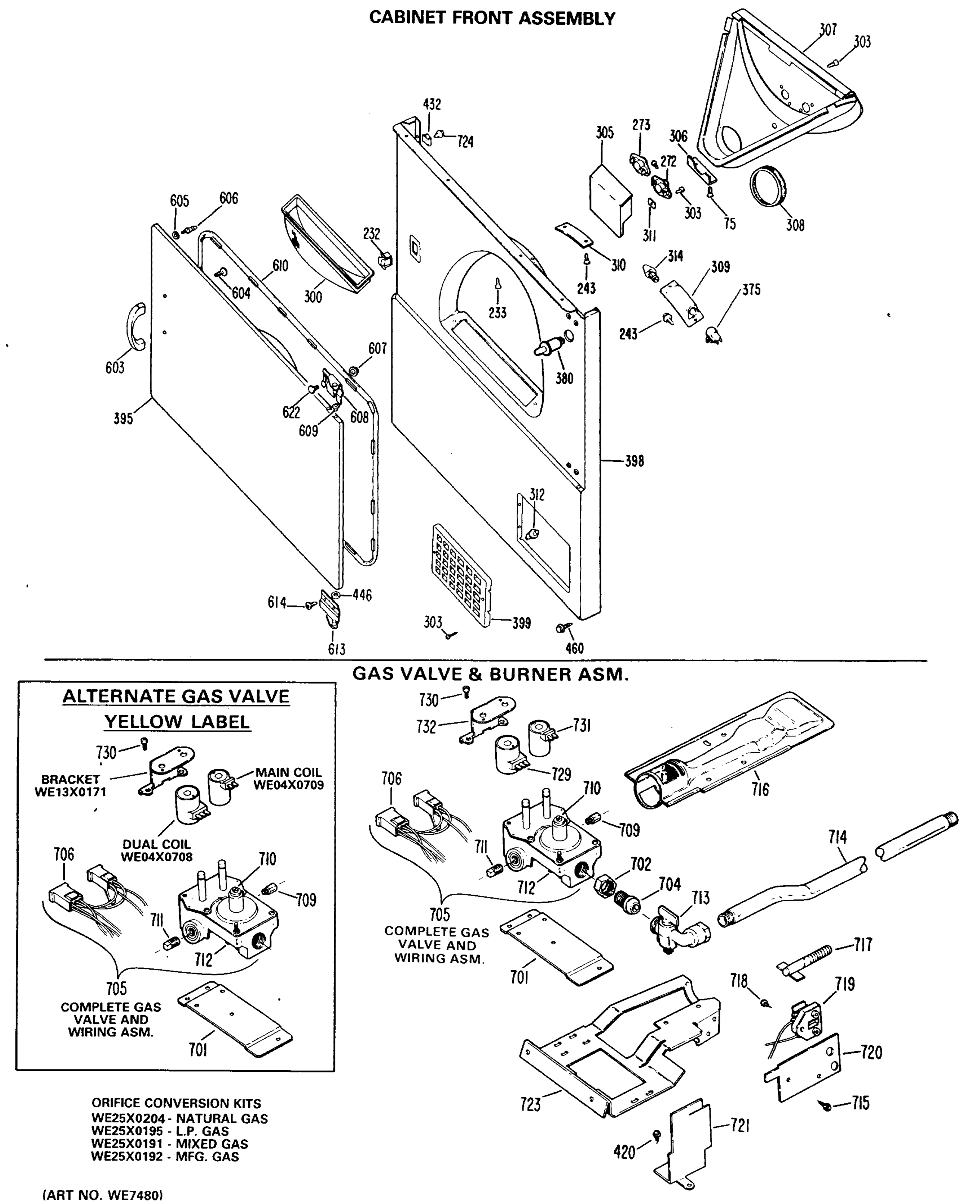 CABINET FRONT ASSEMBLY