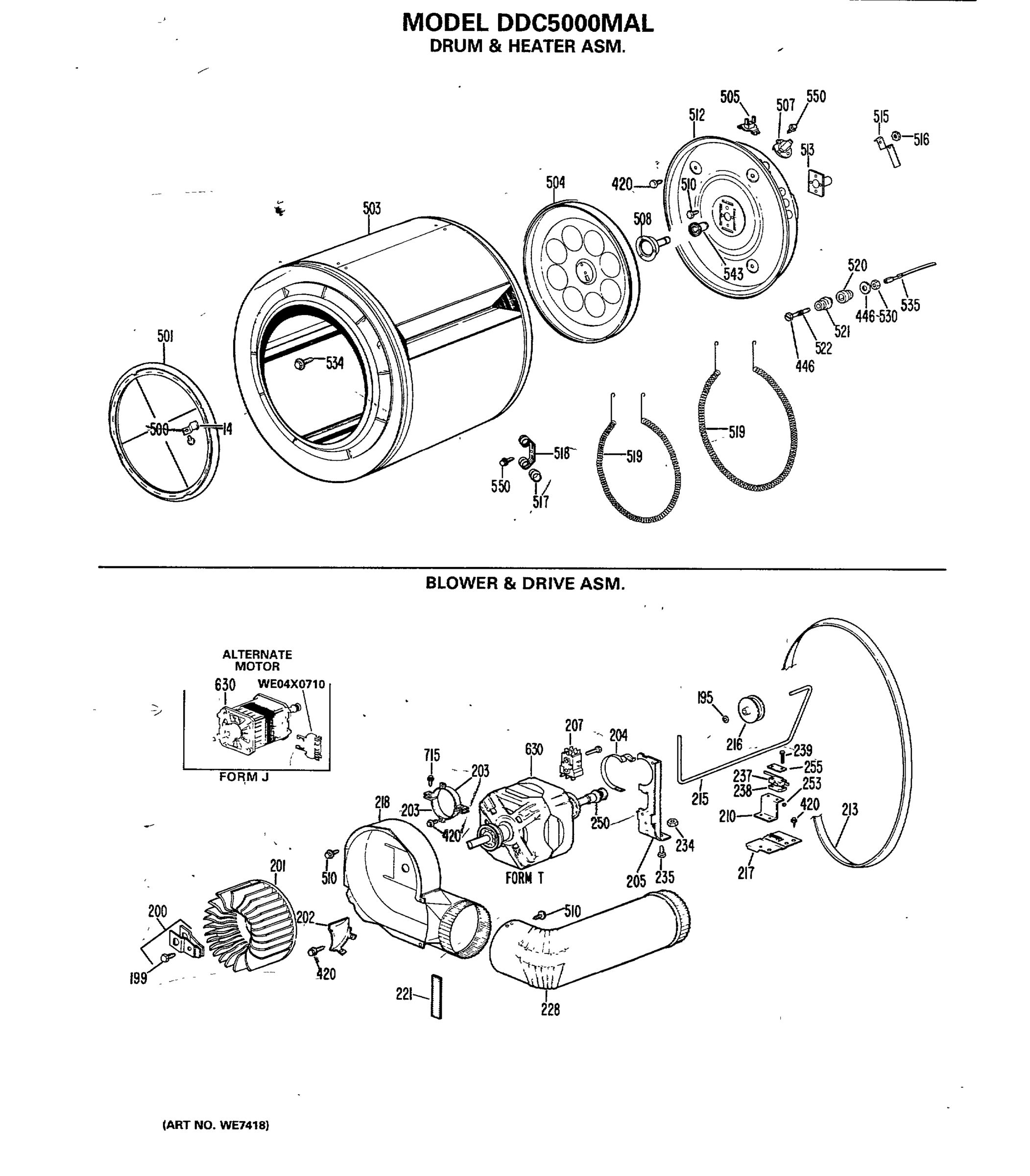 DRUM & HEATER ASM.
