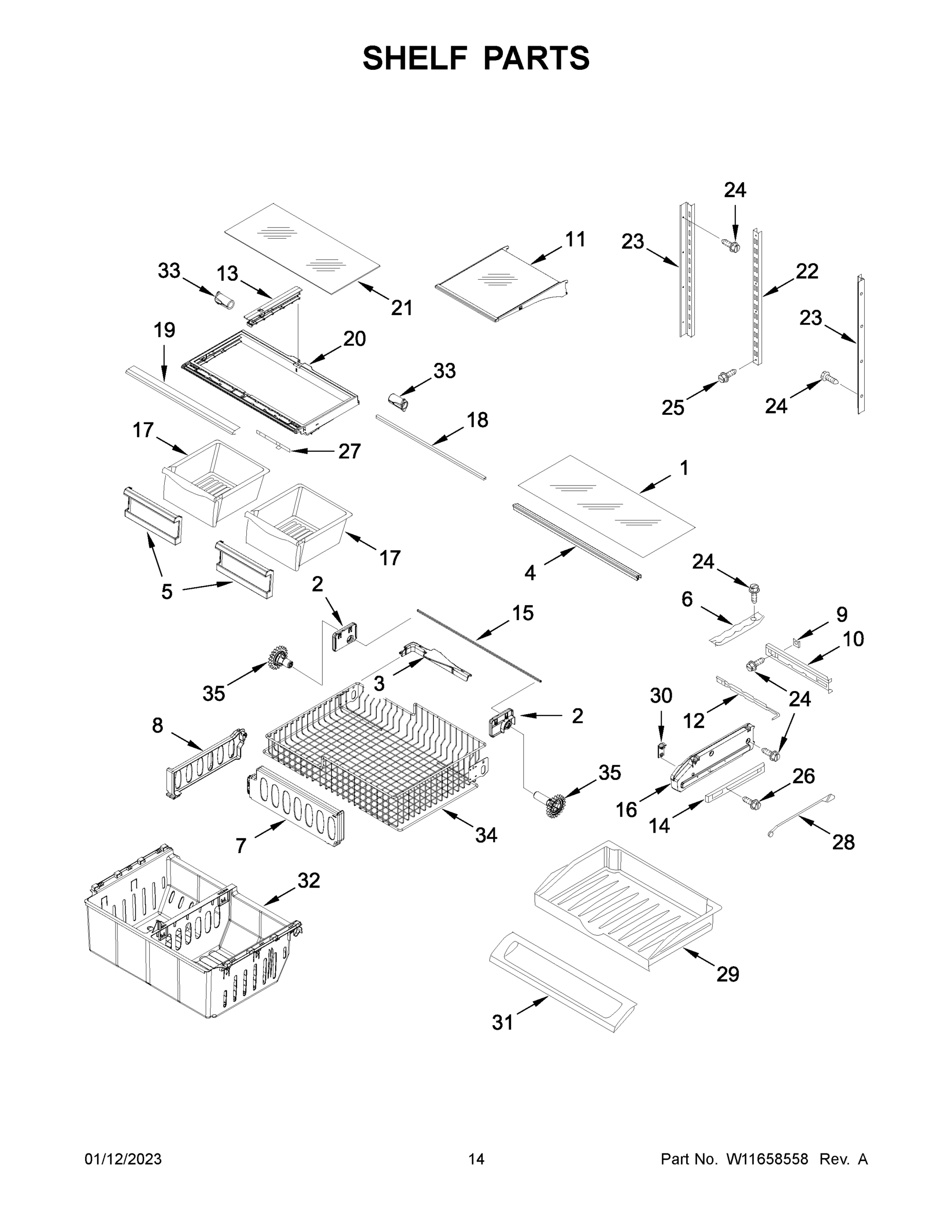 08 - SHELF PARTS