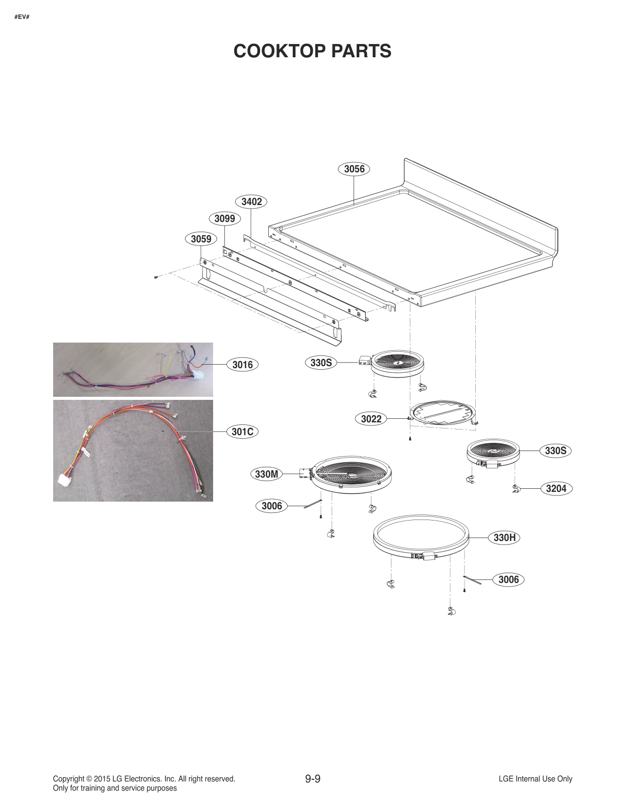 COOKTOP PARTS