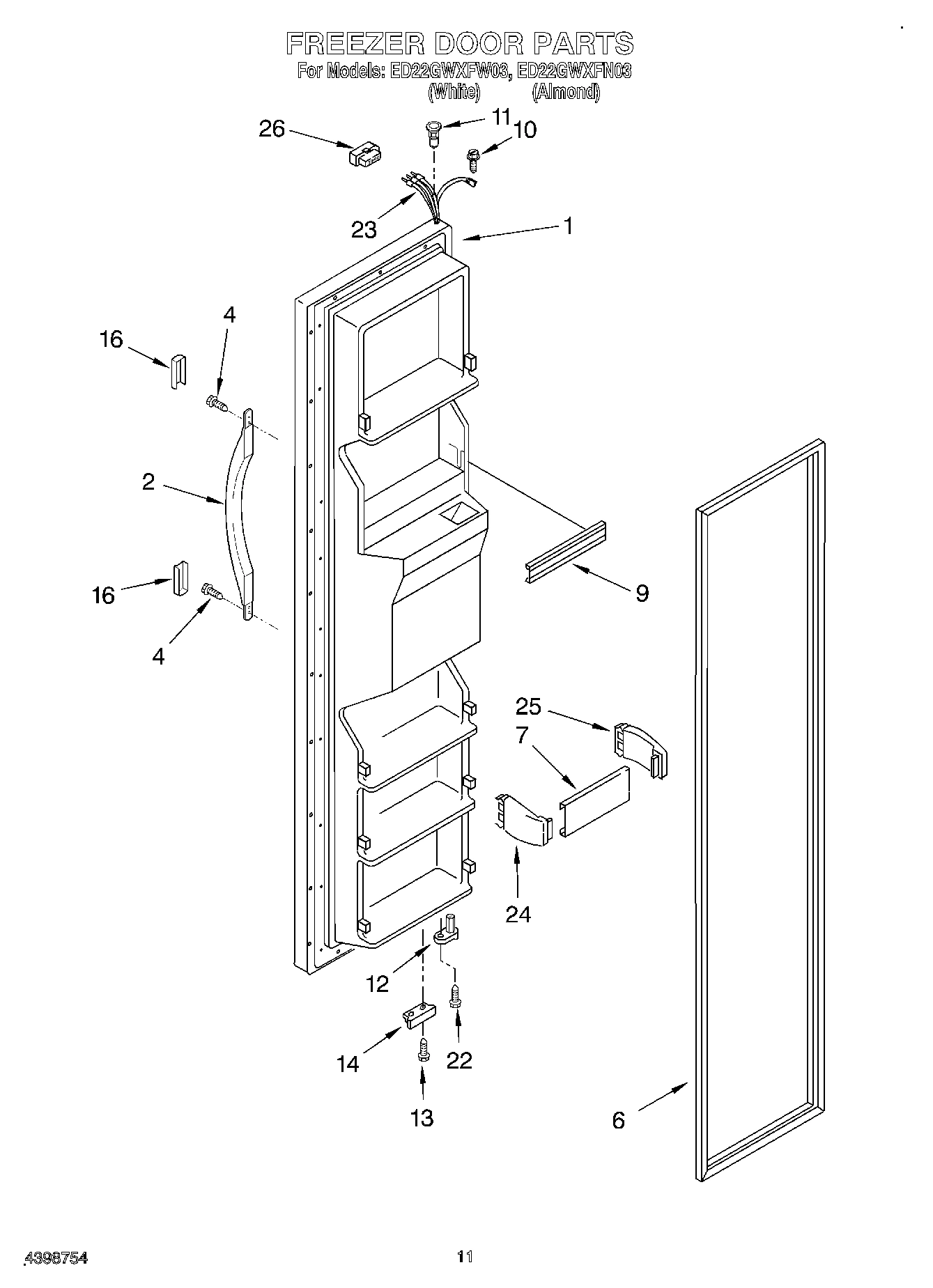 08 - FREEZER DOOR