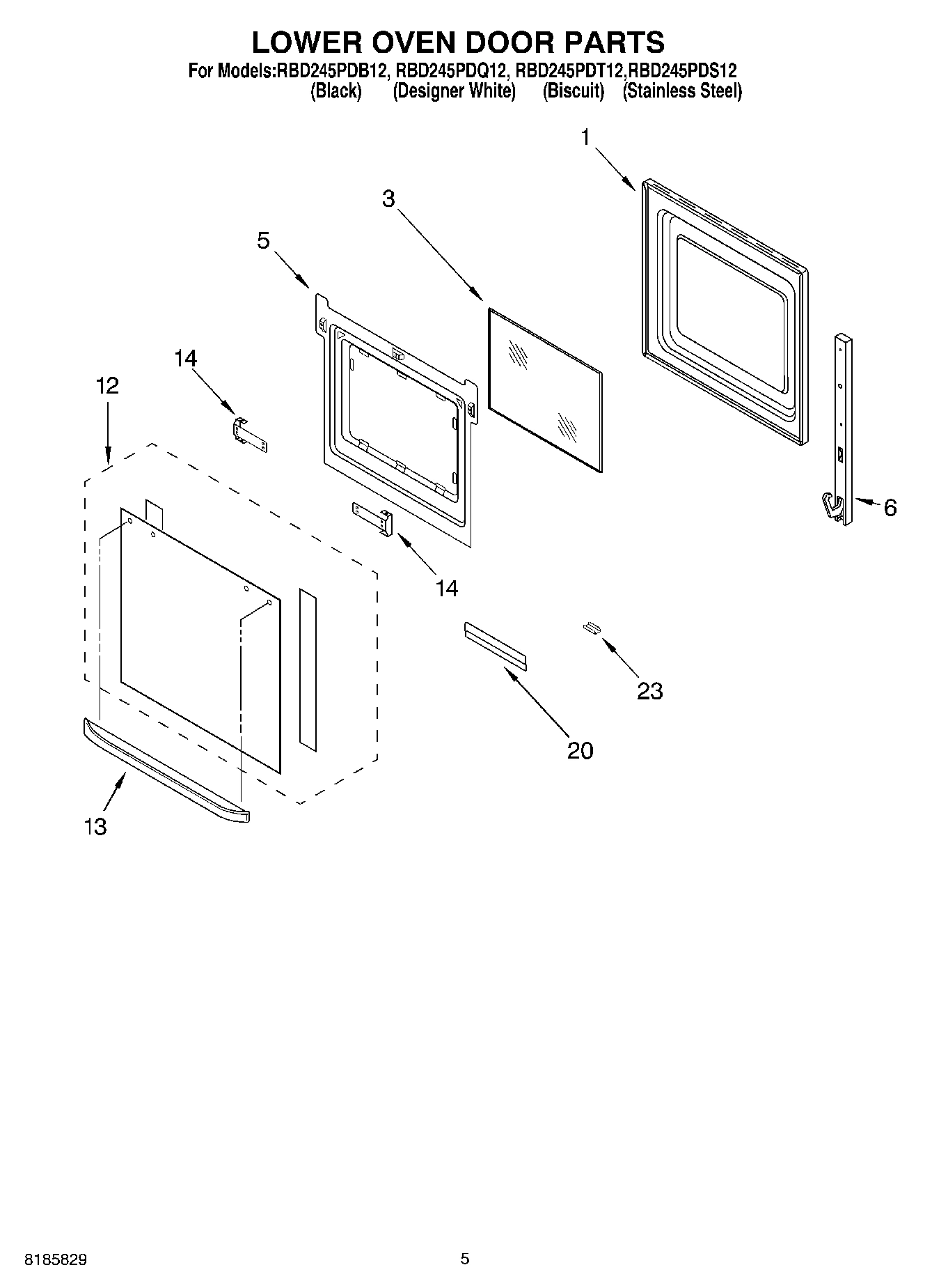 03 - LOWER OVEN DOOR