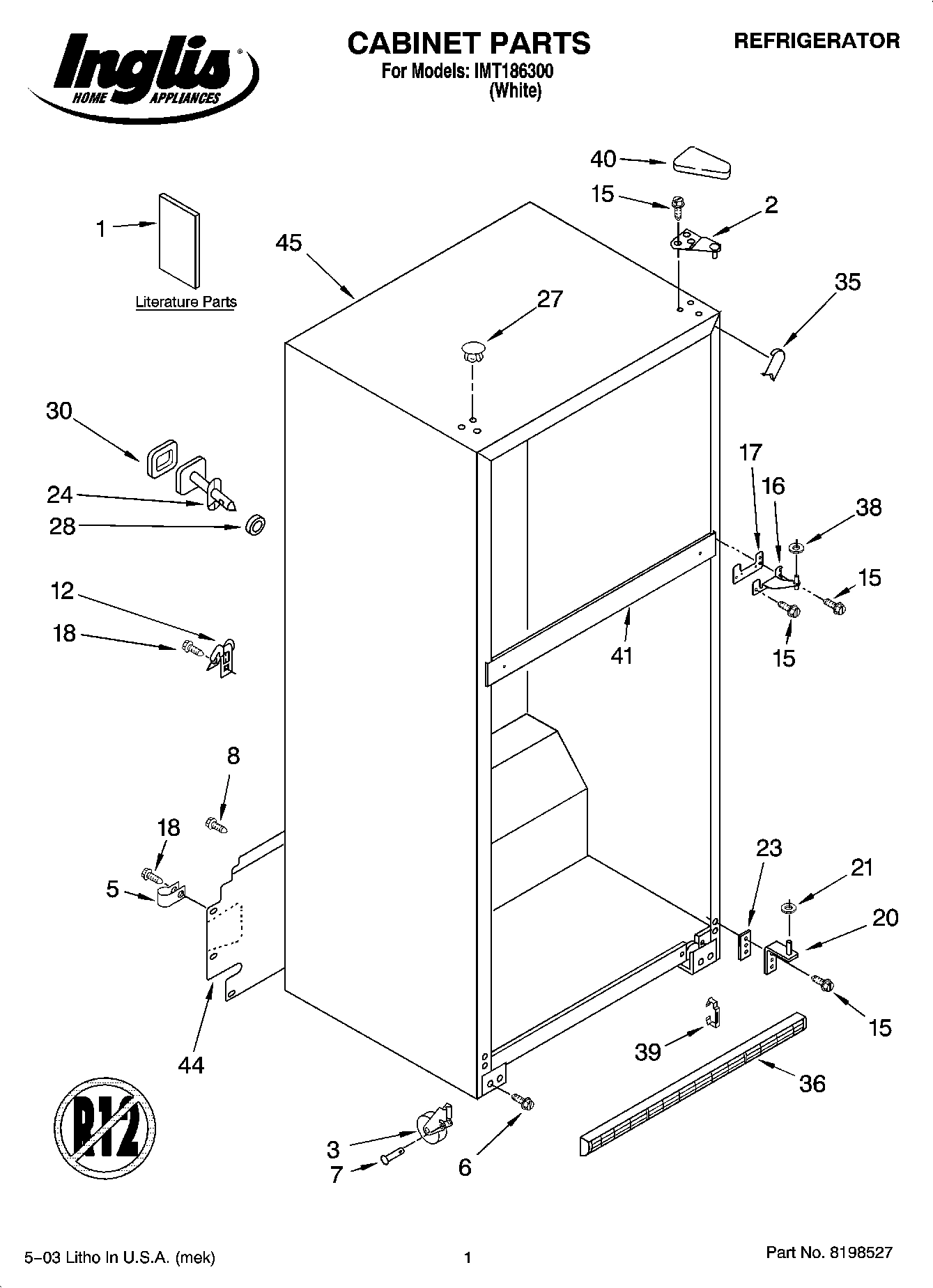 01 - CABINET PARTS