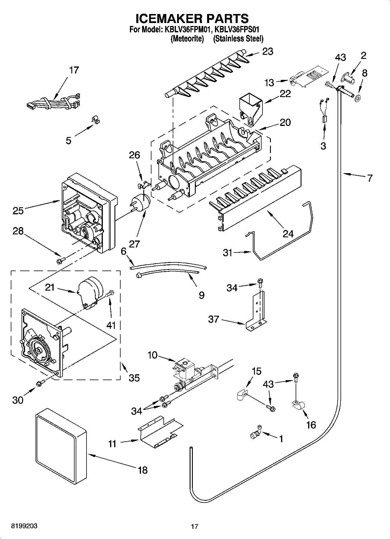 10 - ICEMAKER PARTS