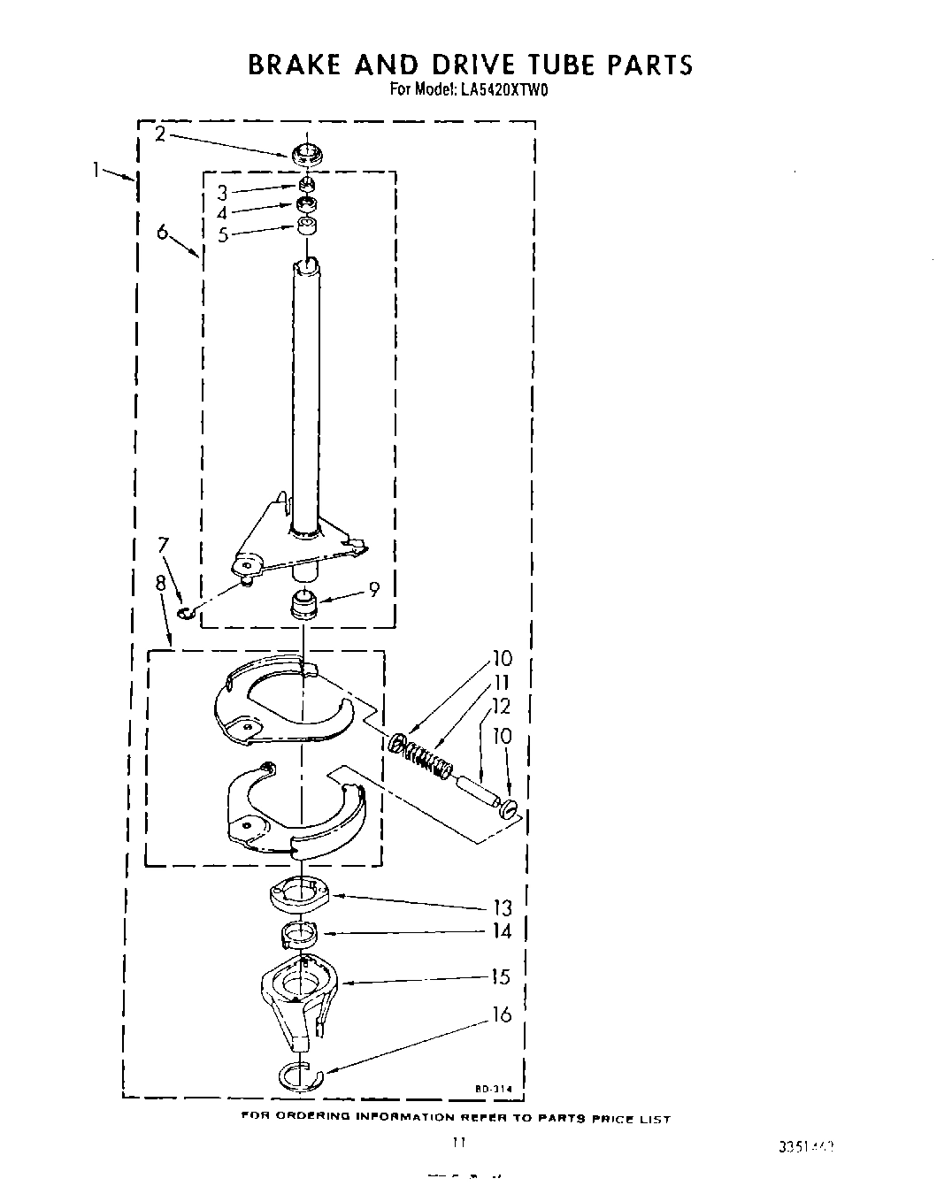 09 - BRAKE AND DRIVE TUBE