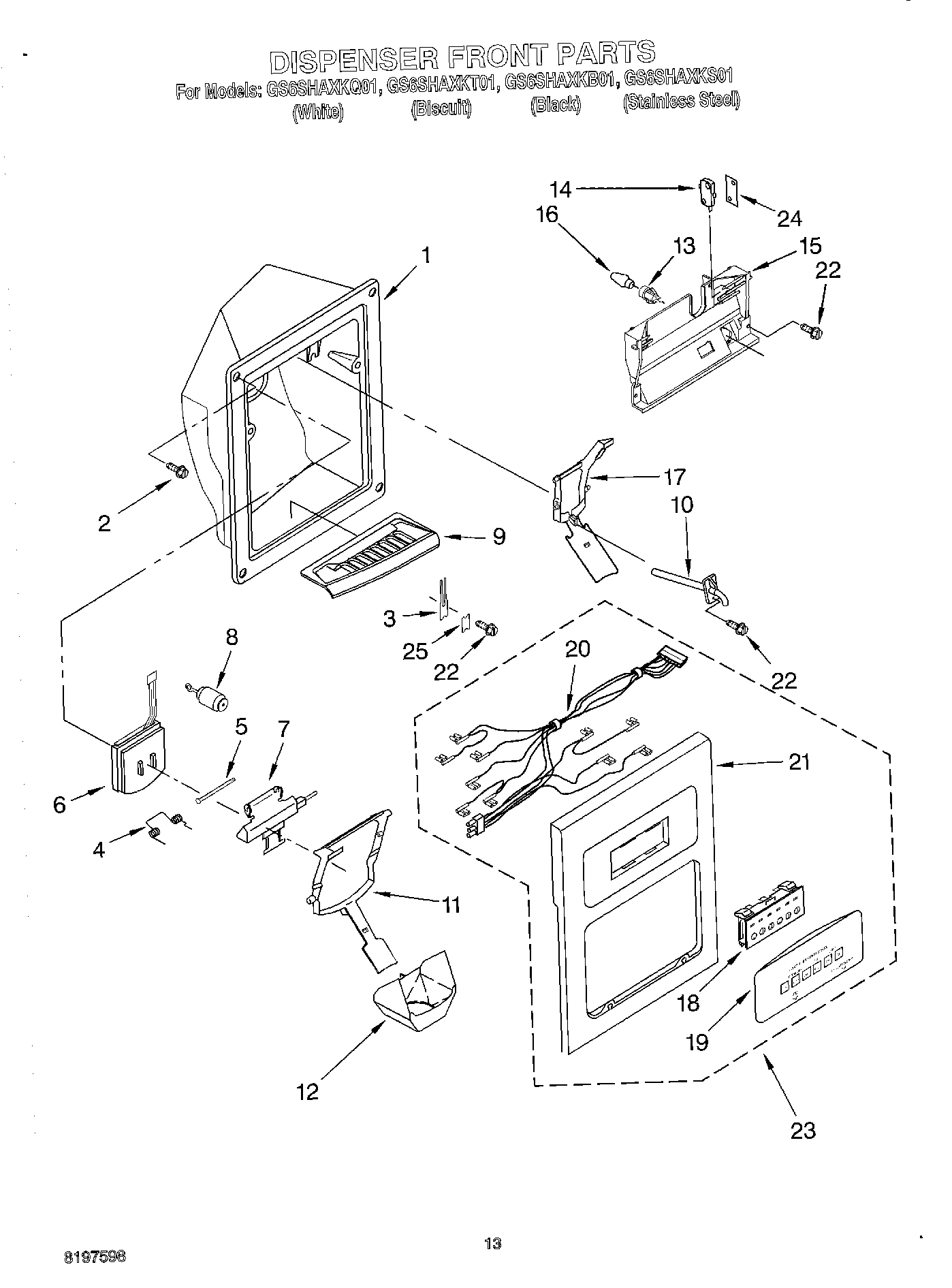 08 - DISPENSER FRONT