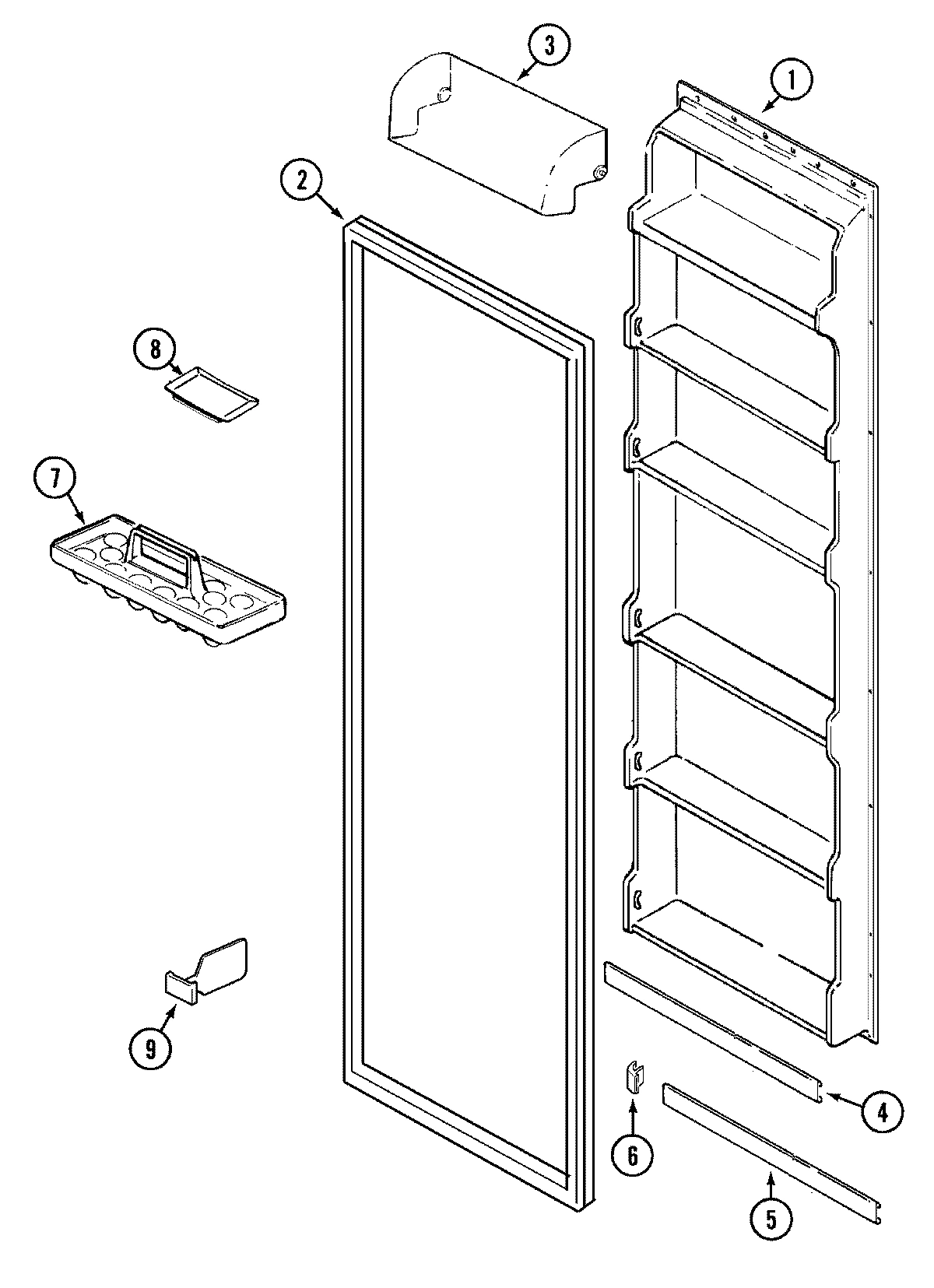 07 - FRESH FOOD INNER DOOR