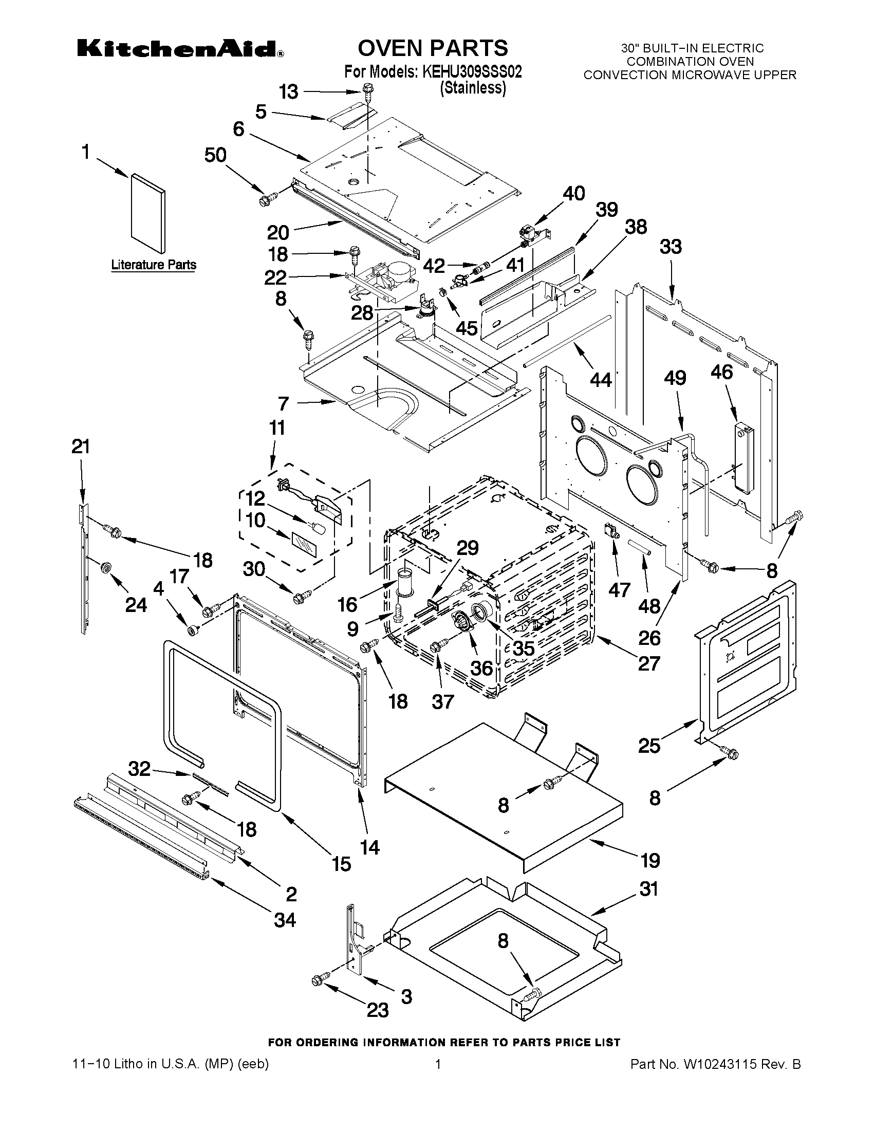 01 - OVEN PARTS