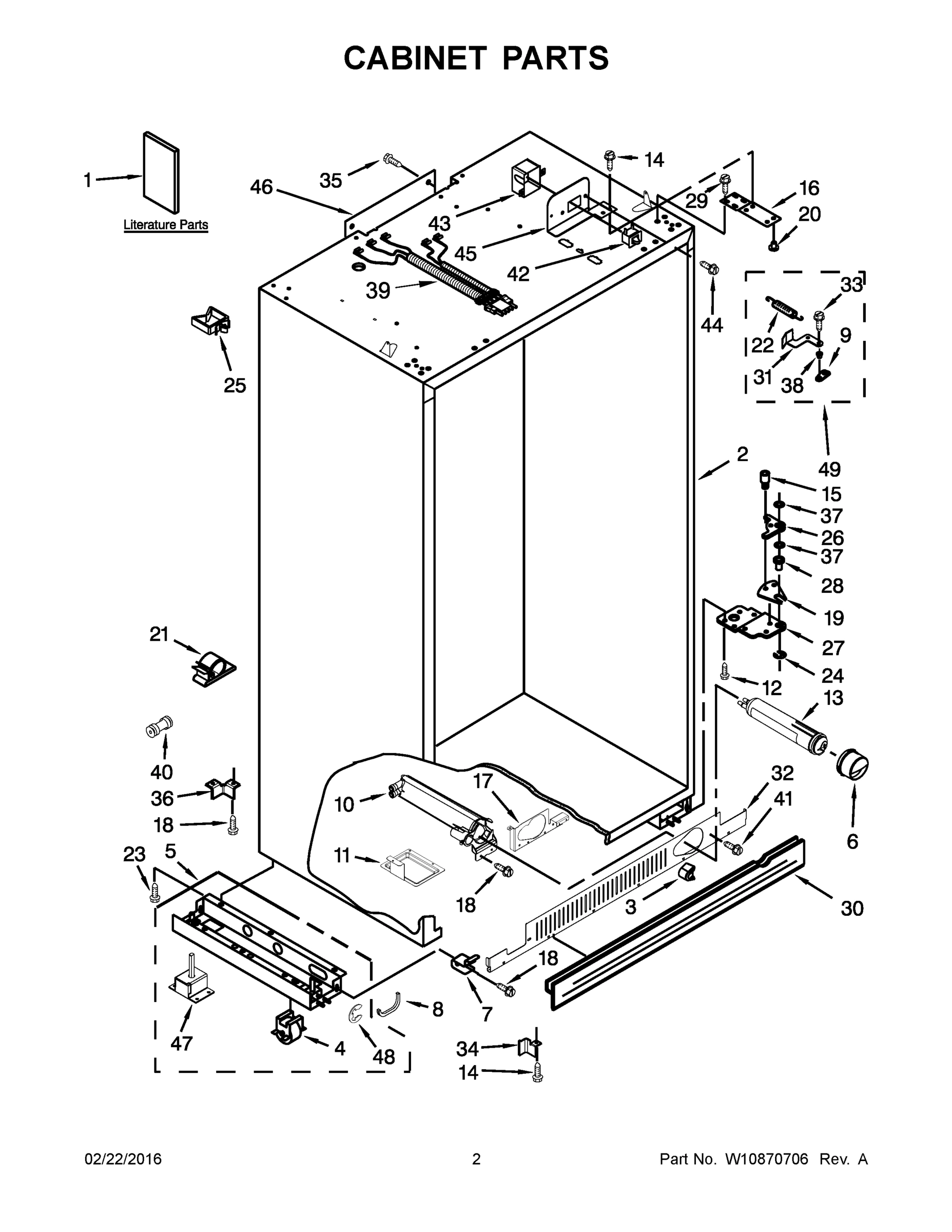 02 - CABINET PARTS