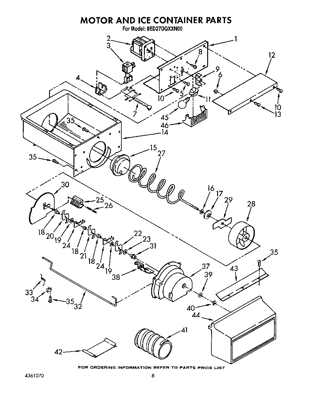06 - MOTOR AND ICE CONTAINER