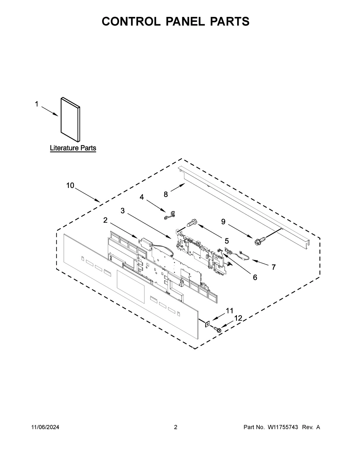 02 - CONTROL PANEL PARTS