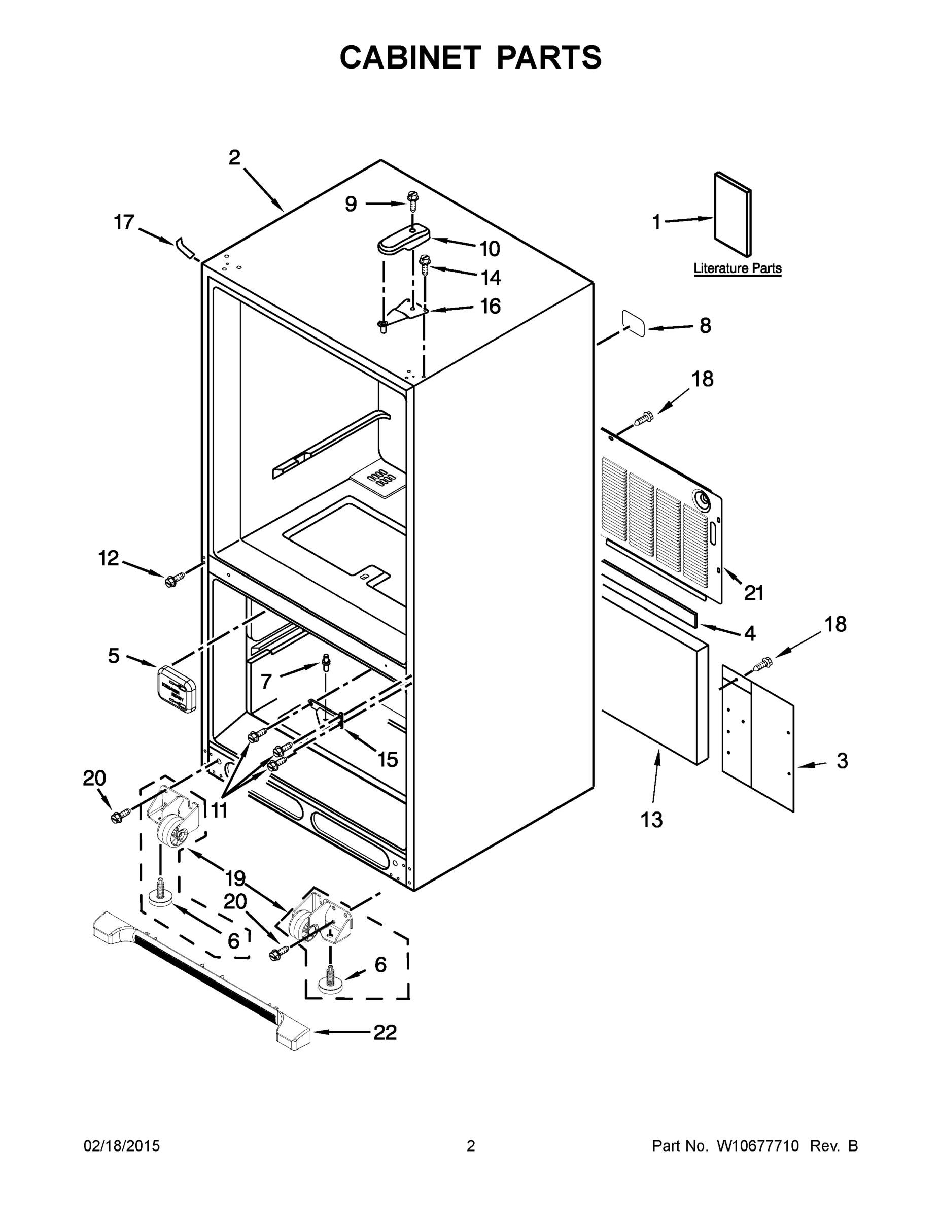 02 - CABINET PARTS
