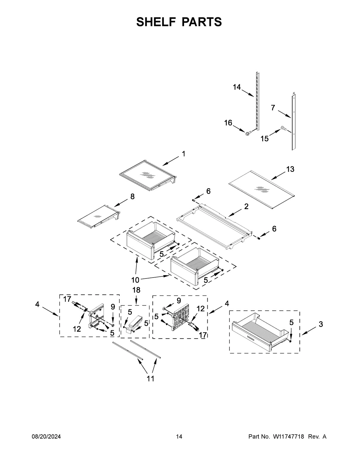 08 - SHELF PARTS