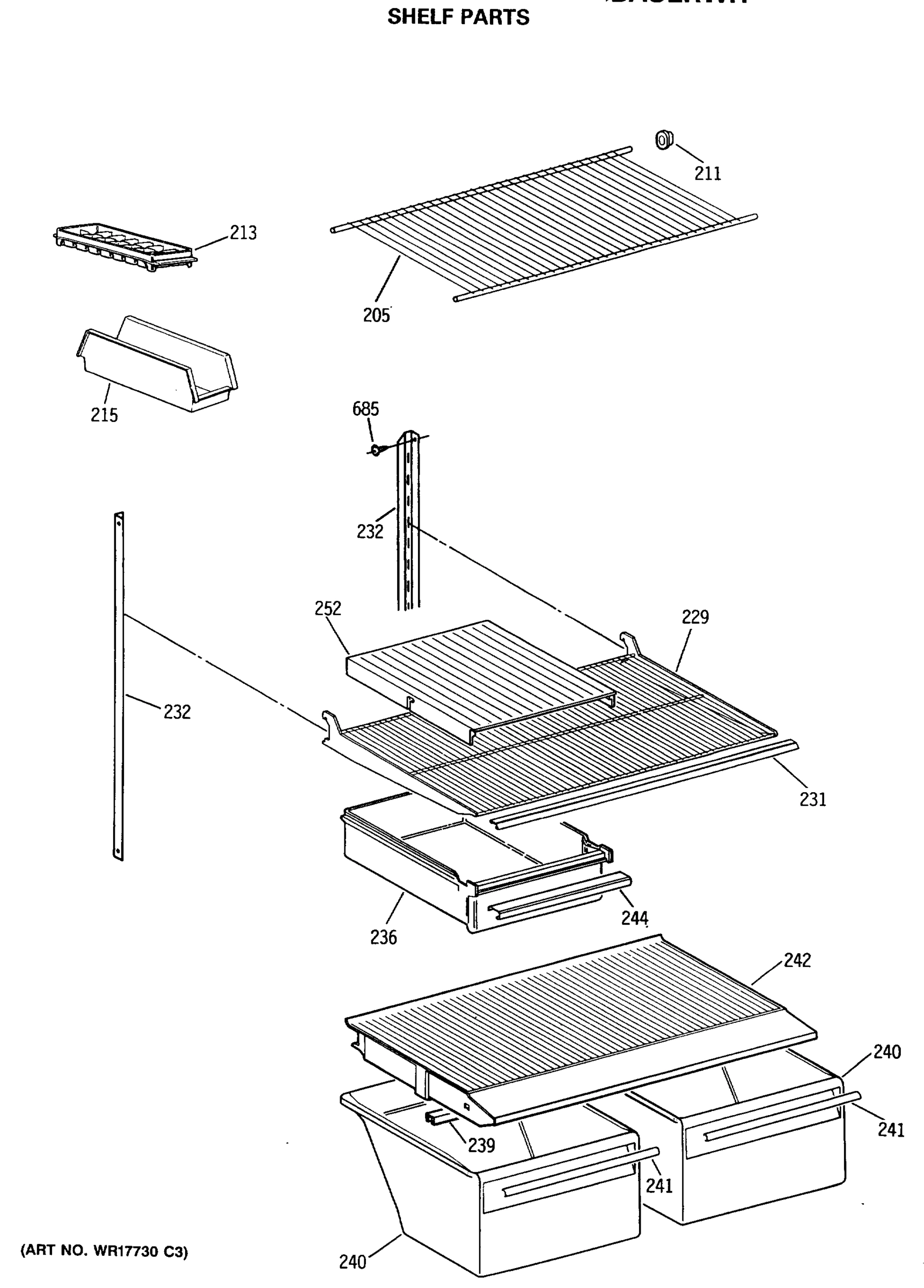 SHELF PARTS