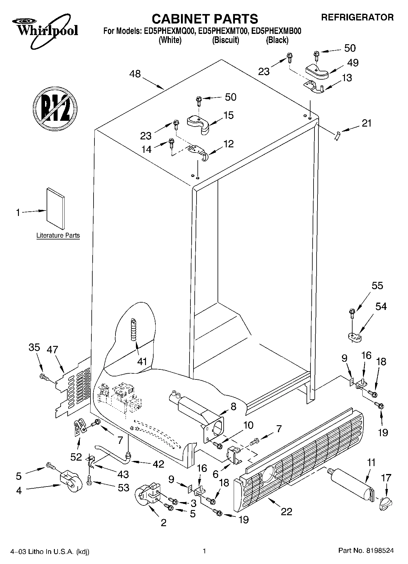 01 - CABINET PARTS