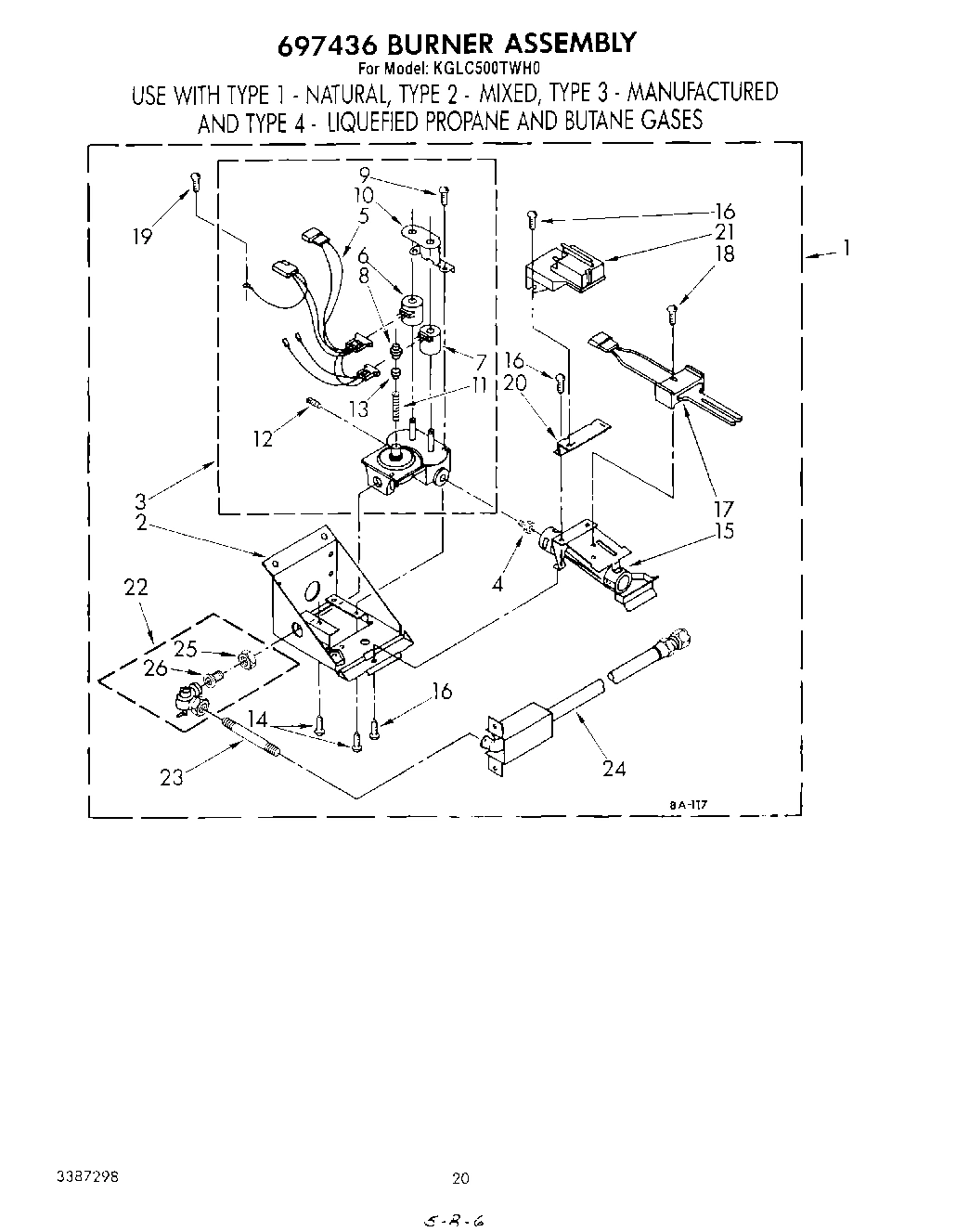 17 - 697436 BURNER
