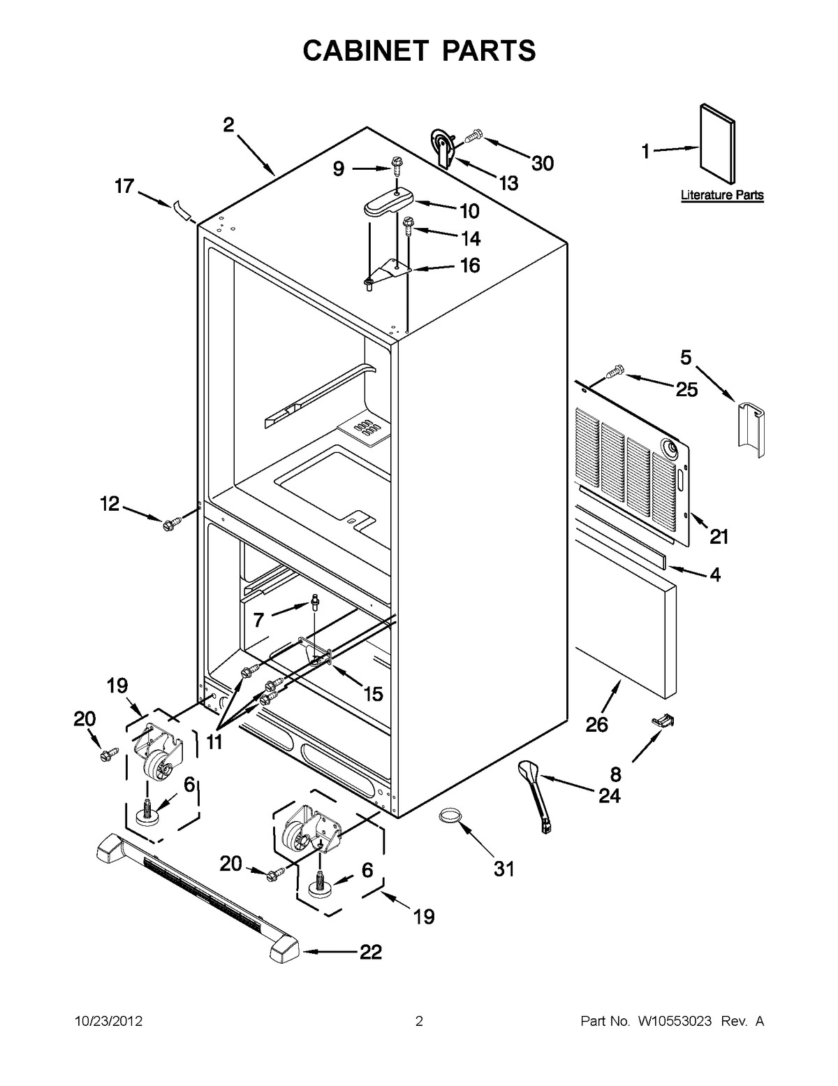 01 - CABINET PARTS
